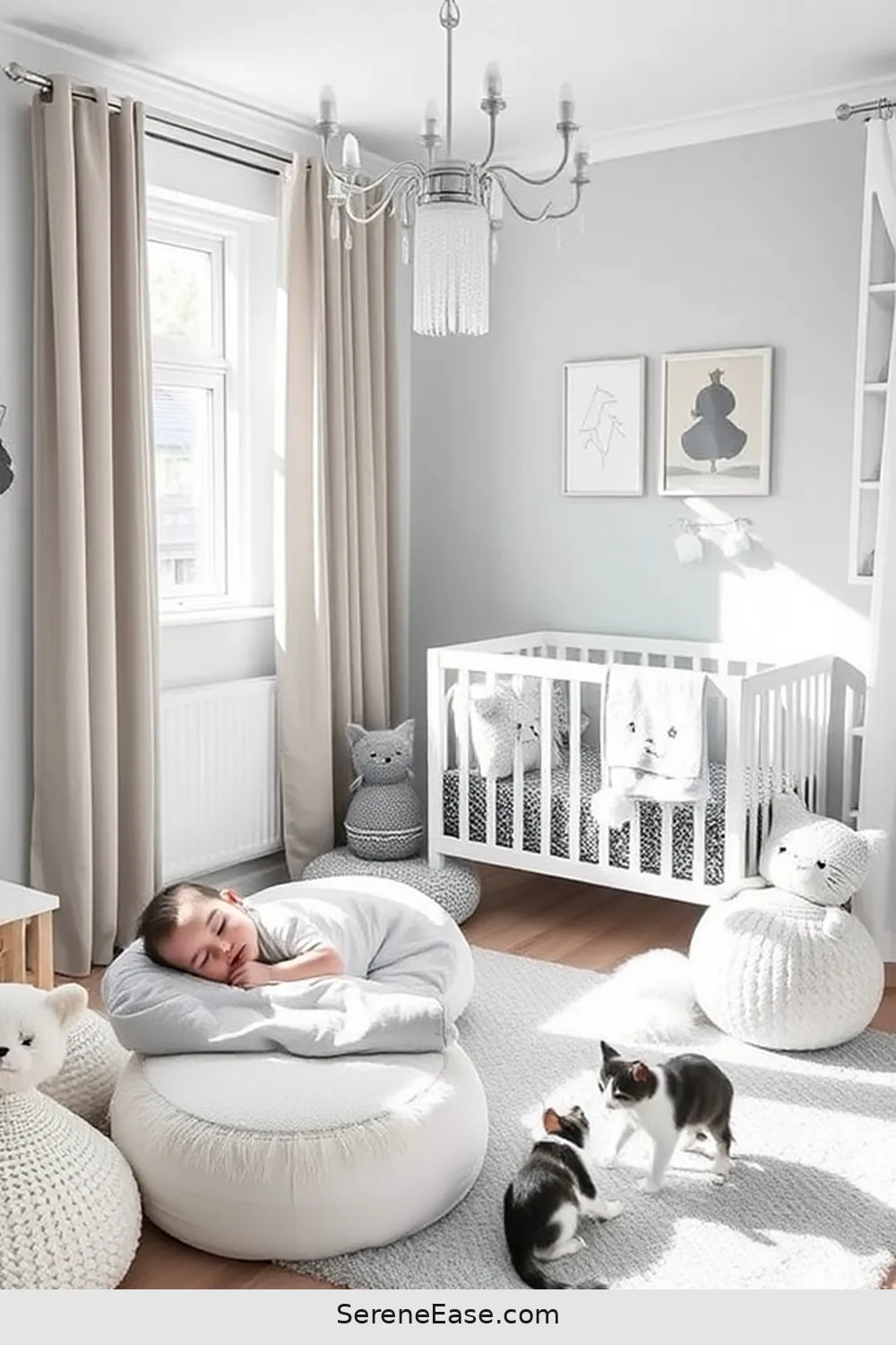 Designing a Stunning Black and White Scandinavian Style Nursery With Tips and Tricks 12 Maintaining a Minimalist Approach for Designing a Stunning Black and White Scandinavian Style Nursery With Tips and Tricks