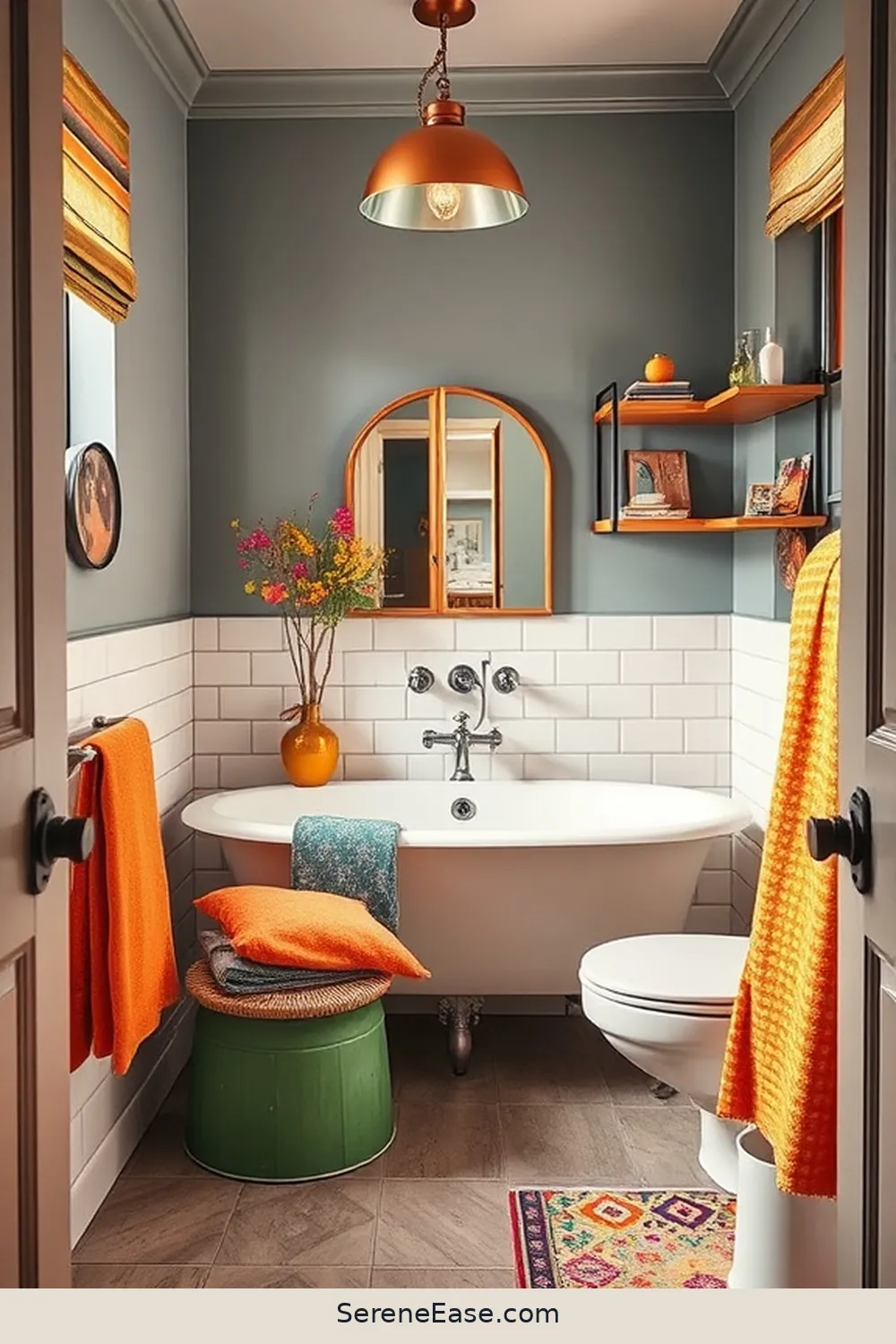 Embrace Bold and Bright Style in Your Modern Farmhouse Bathroom 15 Tips for Maintaining a Cohesive Look for Embrace Bold and Bright Style in Your Modern Farmhouse Bathroom
