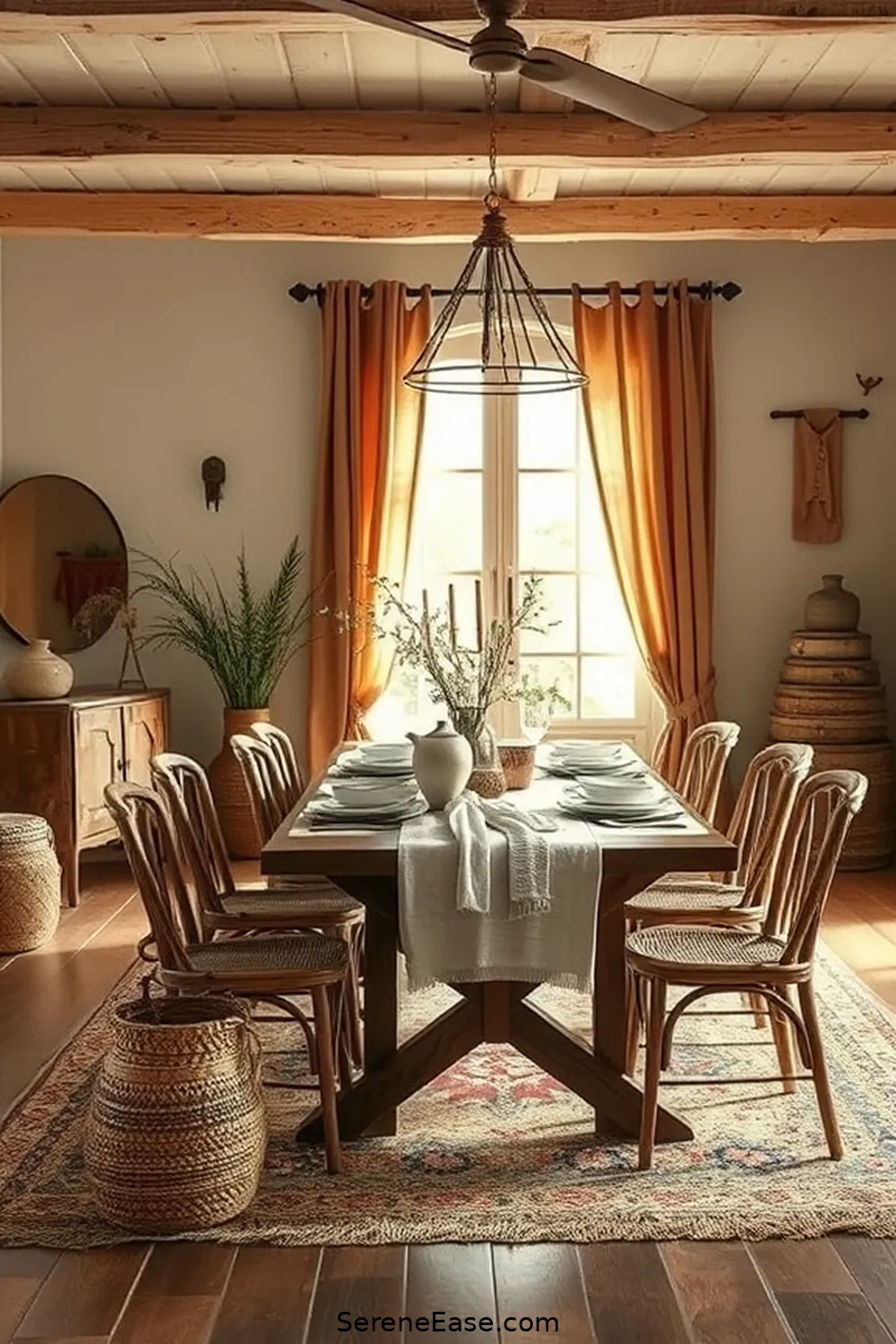 How to Achieve Monochromatic Bohemian Style in Your Dining Room 15 Maintaining Balance and Cohesion for How to Achieve Monochromatic Bohemian Style in Your Dining Room