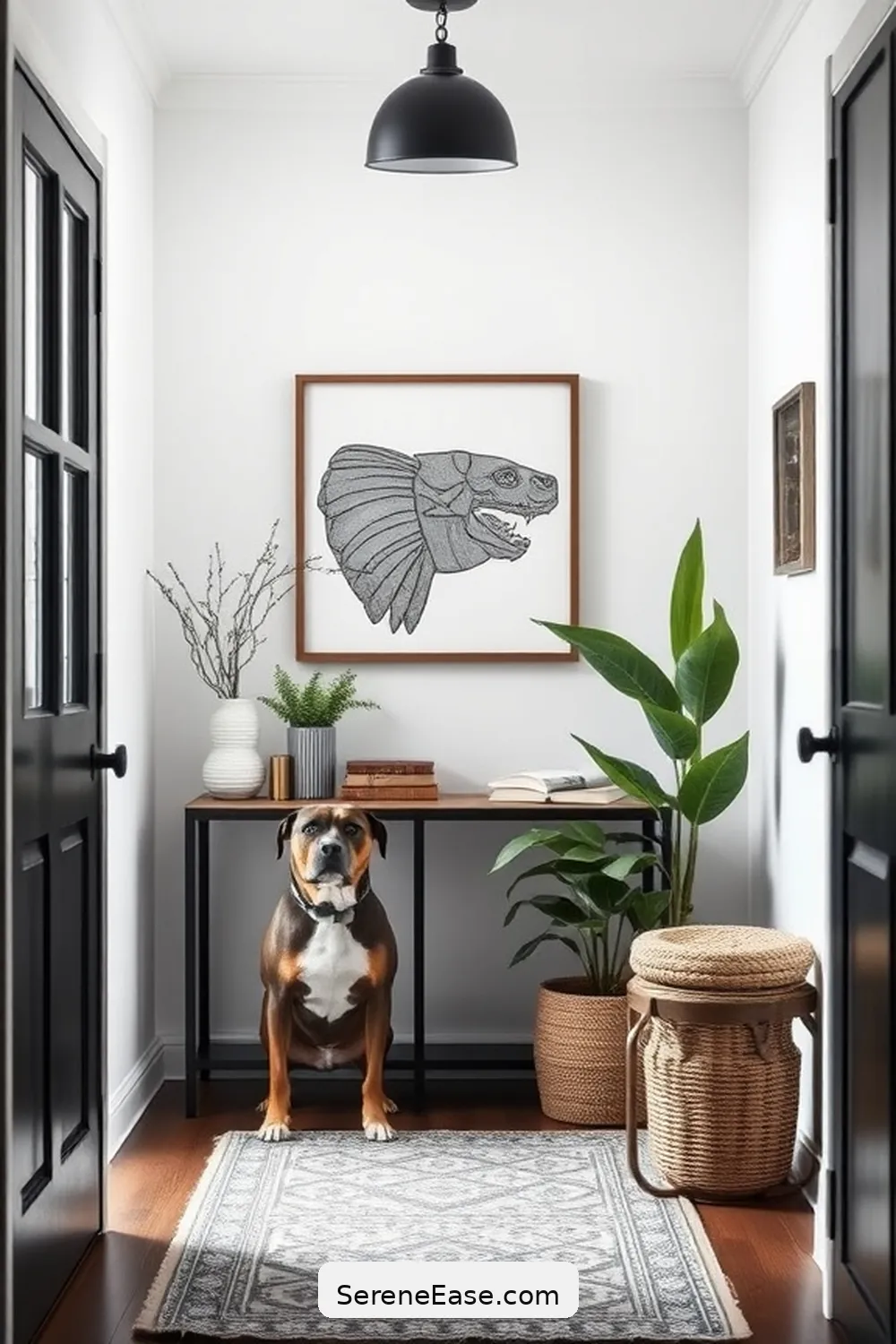 How to Achieve a Black and White Modern Farmhouse Entryway Style 8 Personalizing the Space With Accessories for How to Achieve a Black and White Modern Farmhouse Entryway Style