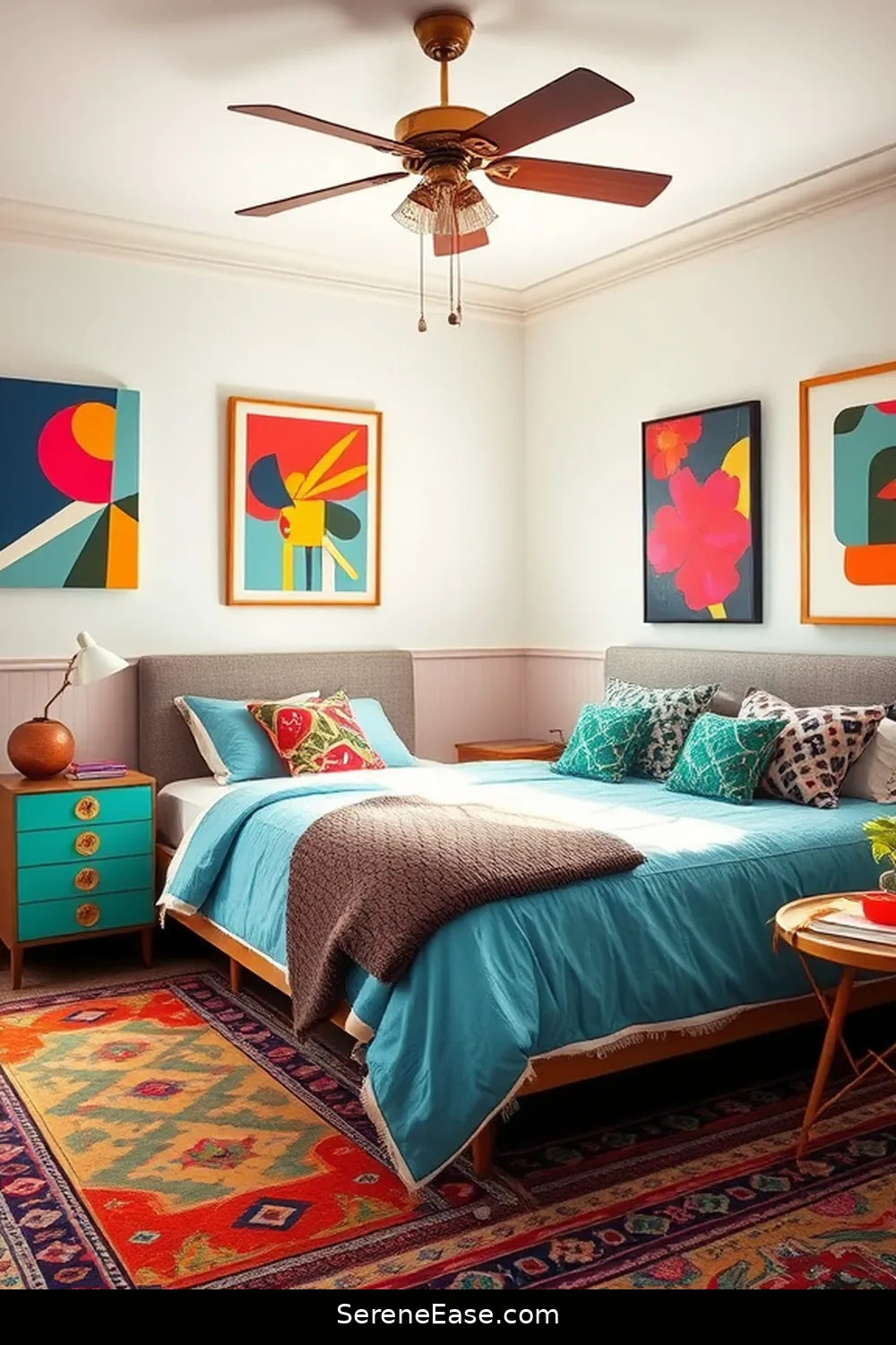How to Achieve a Bold and Bright Mid-Century Modern Style in Your Bedroom 7 Accessorize With Vintage Finds for How to Achieve a Bold and Bright Mid-Century Modern Style in Your Bedroom