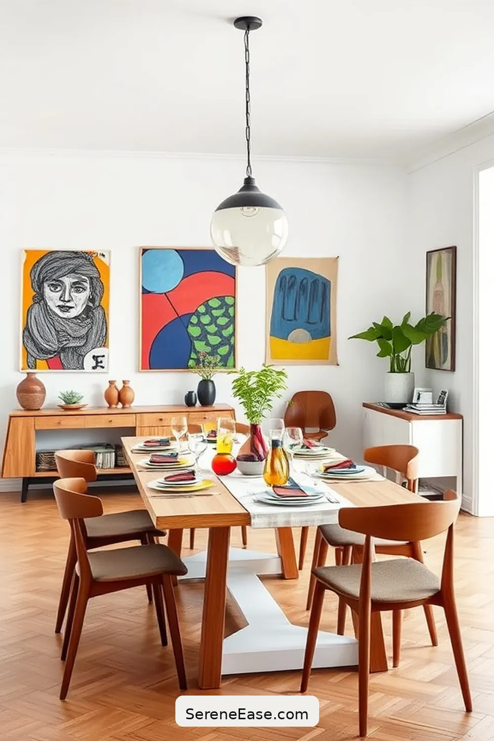 How to Achieve a Bold and Bright Scandinavian Dining Room Style 10 Personalize With Art and Accessories for How to Achieve a Bold and Bright Scandinavian Dining Room Style
