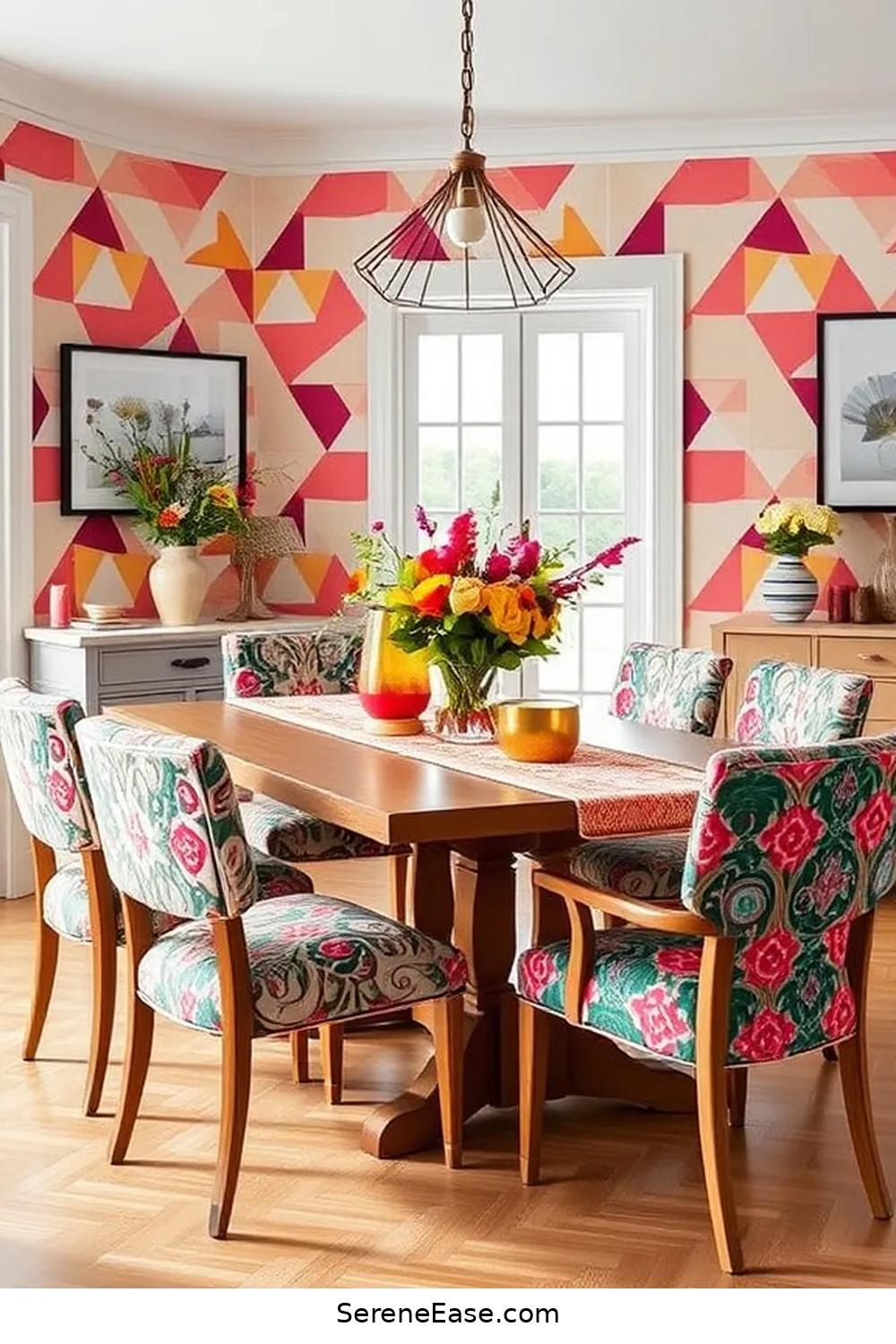 How to Achieve a Bold and Bright Scandinavian Dining Room Style 5 Use Bold Patterns and Textiles for How to Achieve a Bold and Bright Scandinavian Dining Room Style