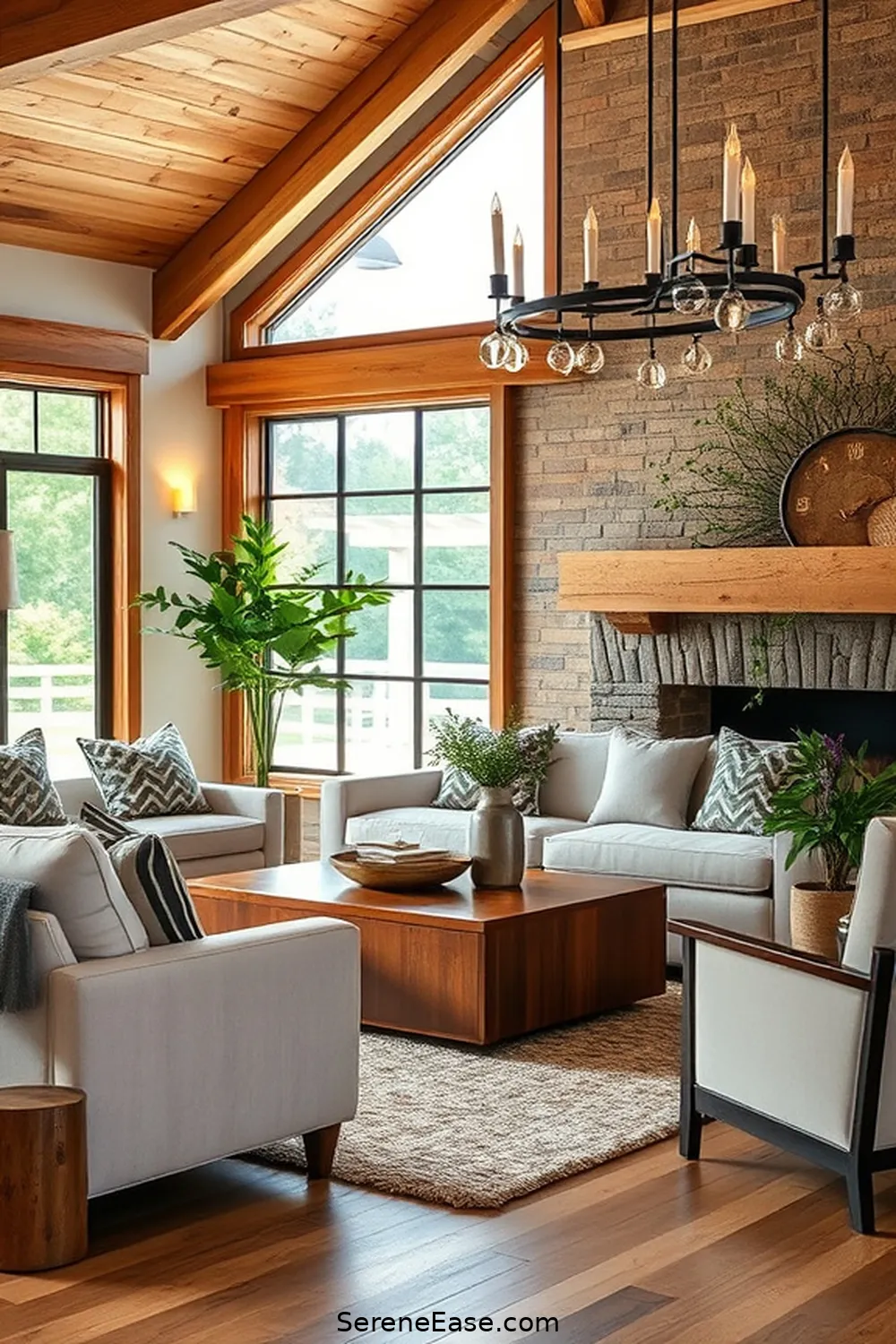 How to Add Metallic Accents in Your Modern Farmhouse Living Room Style 7 Mixing Metallics With Natural Materials for How to Add Metallic Accents in Your Modern Farmhouse Living Room Style