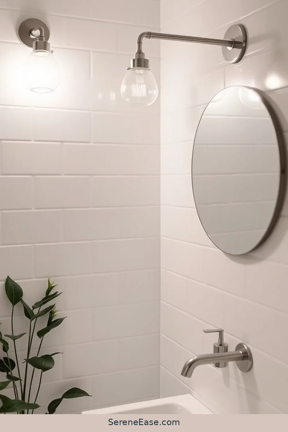 How to Add Metallic Accents in a Minimalist Bathroom Style 8 Lighting Fixtures With a Metallic Touch for How to Add Metallic Accents in a Minimalist Bathroom Style