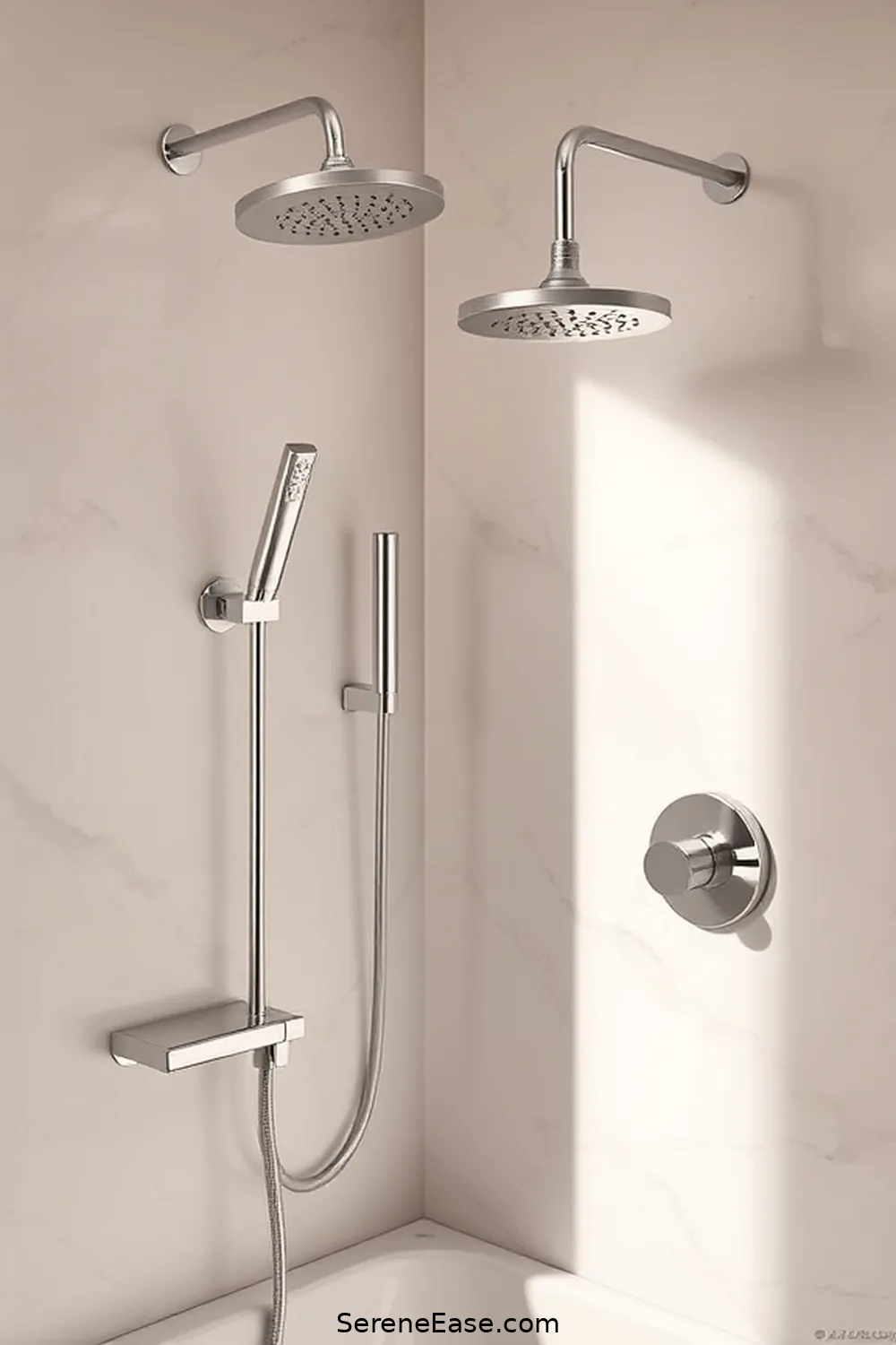 How to Add Metallic Accents in a Minimalist Bathroom Style 7 Showerheads and Bath Accessories for How to Add Metallic Accents in a Minimalist Bathroom Style