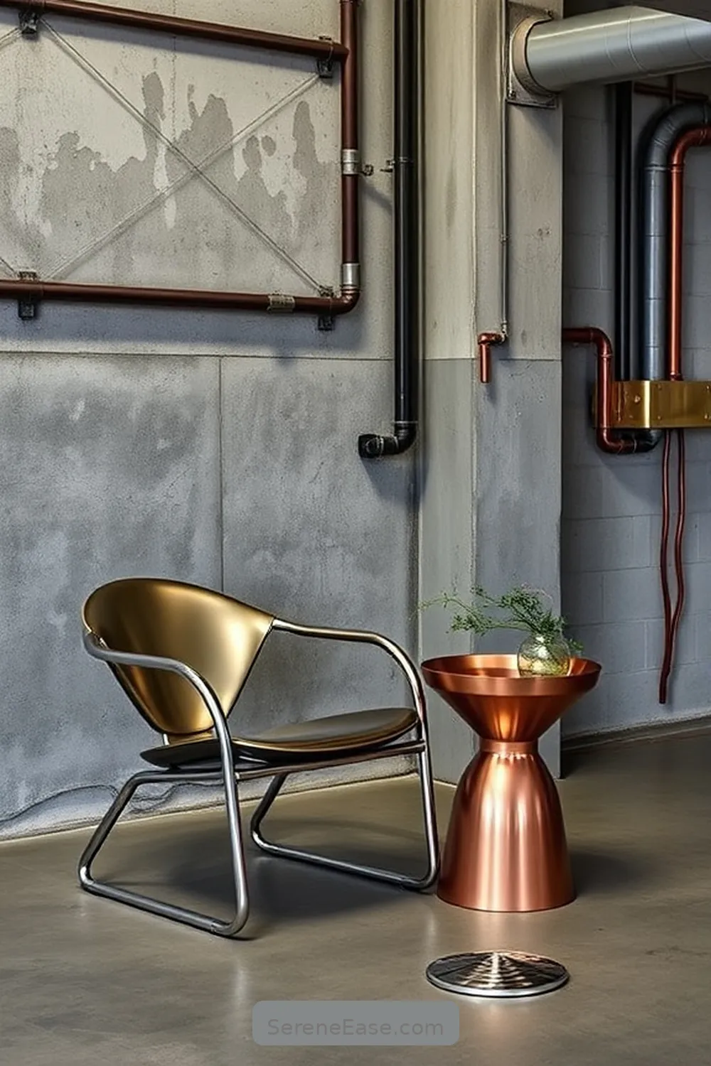 How to Add Metallic Accents to Your Industrial Style Garage 10 Feature Metallic Furniture for How to Add Metallic Accents to Your Industrial Style Garage