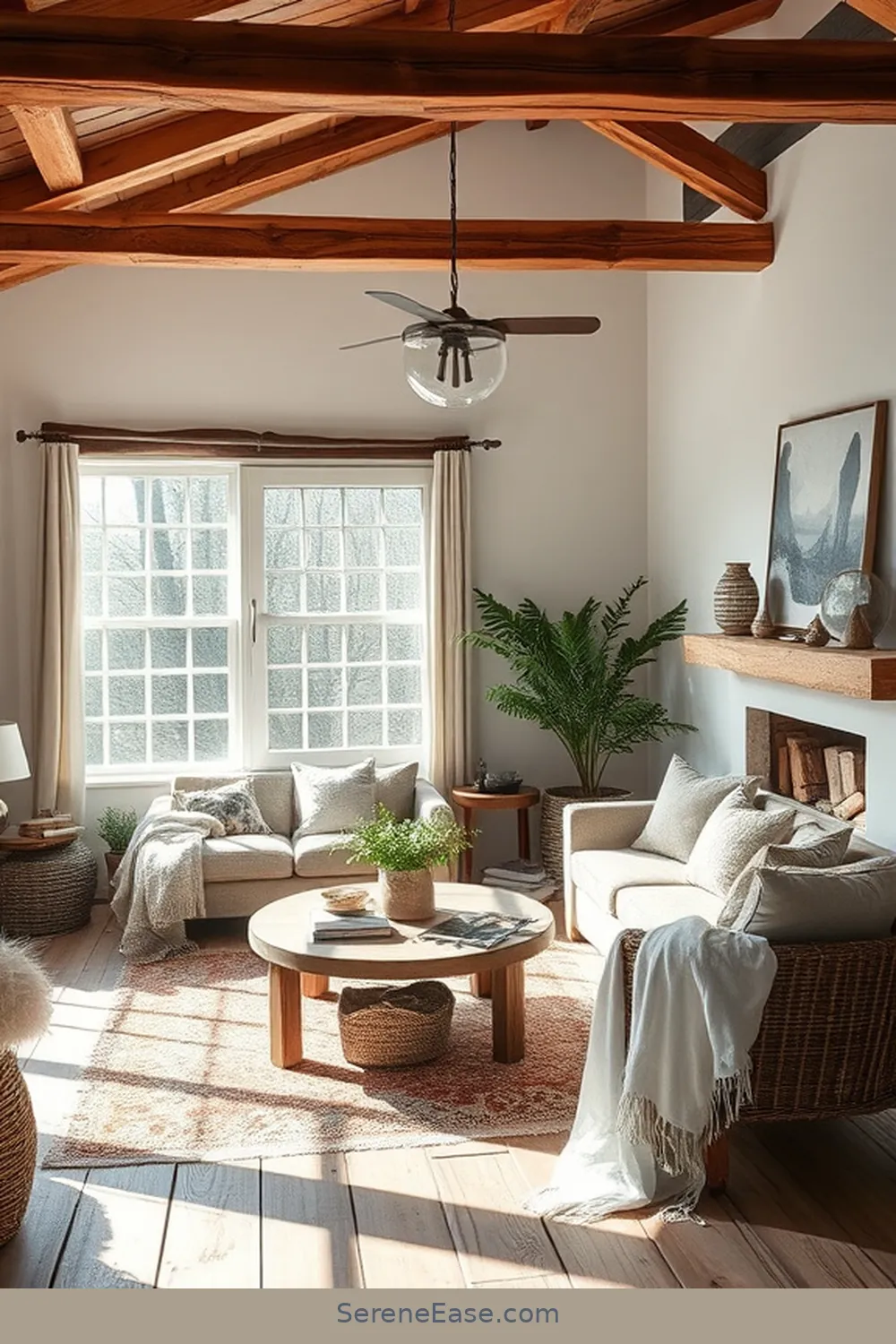 Utilizing Natural Light to Highlight Your Palette for How to Blend Monochromatic Colors With Rustic Living Room Style