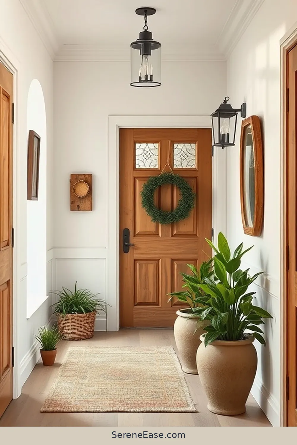 How to Blend Neutral Tones and Rustic Style in Your Entryway 7 Incorporating Greenery and Natural Elements for How to Blend Neutral Tones and Rustic Style in Your Entryway