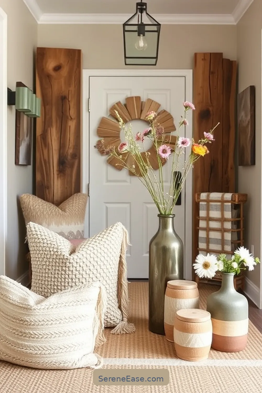 How to Blend Neutral Tones and Rustic Style in Your Entryway 8 Personalizing With Decorative Accents for How to Blend Neutral Tones and Rustic Style in Your Entryway