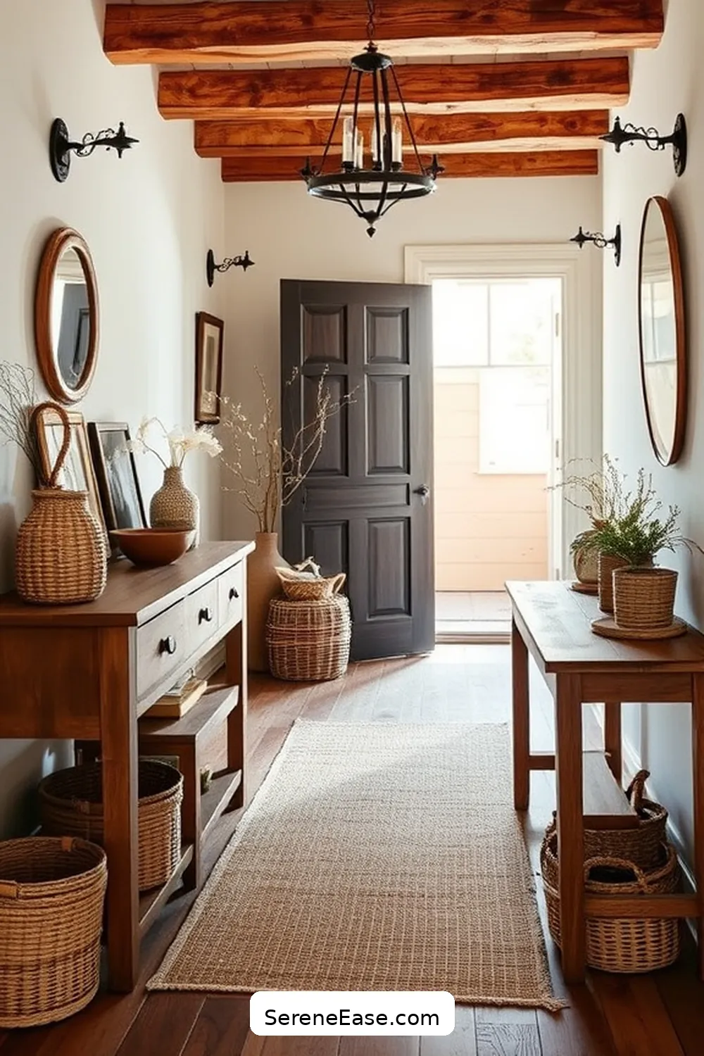How to Blend Neutral Tones and Rustic Style in Your Entryway 4 Selecting Rustic Furniture for How to Blend Neutral Tones and Rustic Style in Your Entryway