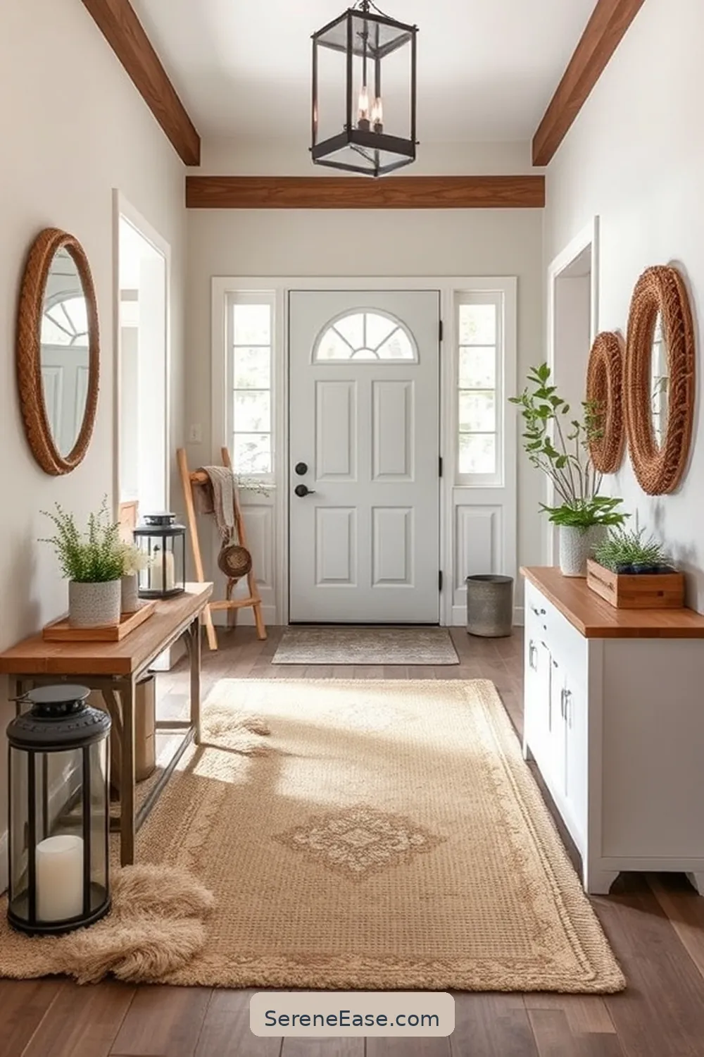 How to Blend Neutral Tones and Rustic Style in Your Entryway 10 Setting the Right Mood With Accessories for How to Blend Neutral Tones and Rustic Style in Your Entryway