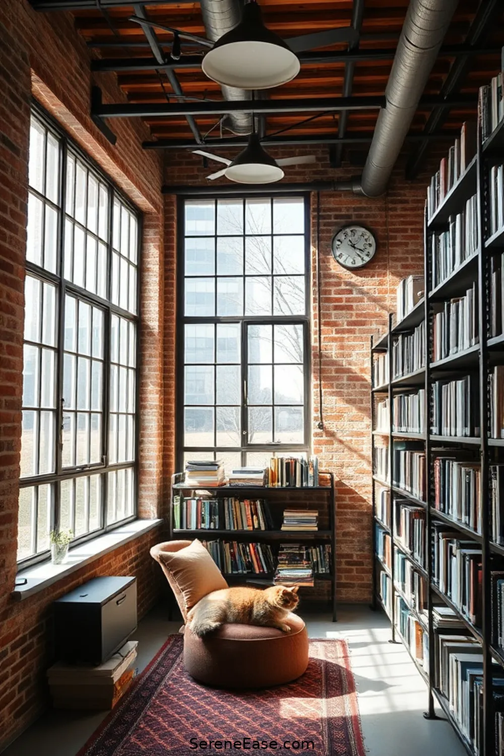 How to Create a Black and White Industrial Style Library 3 Choosing the Right Location for How to Create a Black and White Industrial Style Library