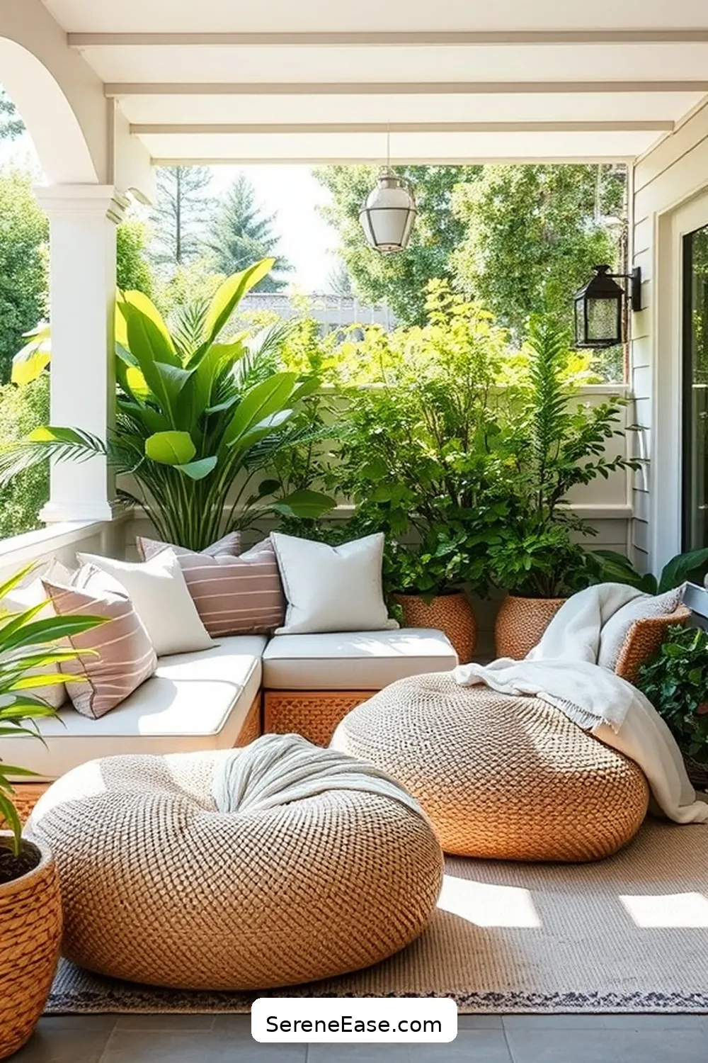 Creating Cozy Seating Areas for How to Create a Bohemian Outdoor Patio With Neutral Tones