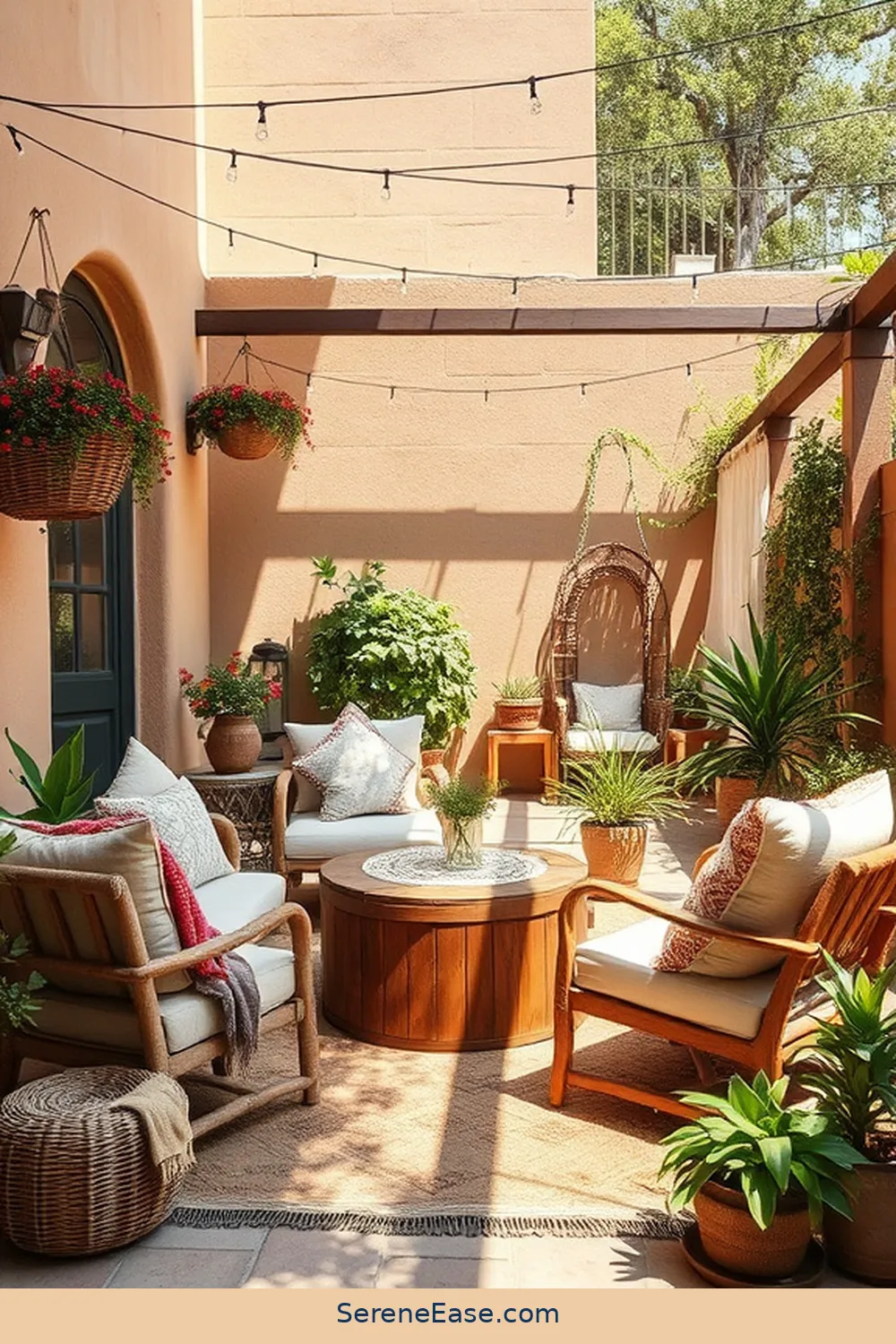 Selecting the Right Furniture for How to Create a Bohemian Outdoor Patio With Neutral Tones