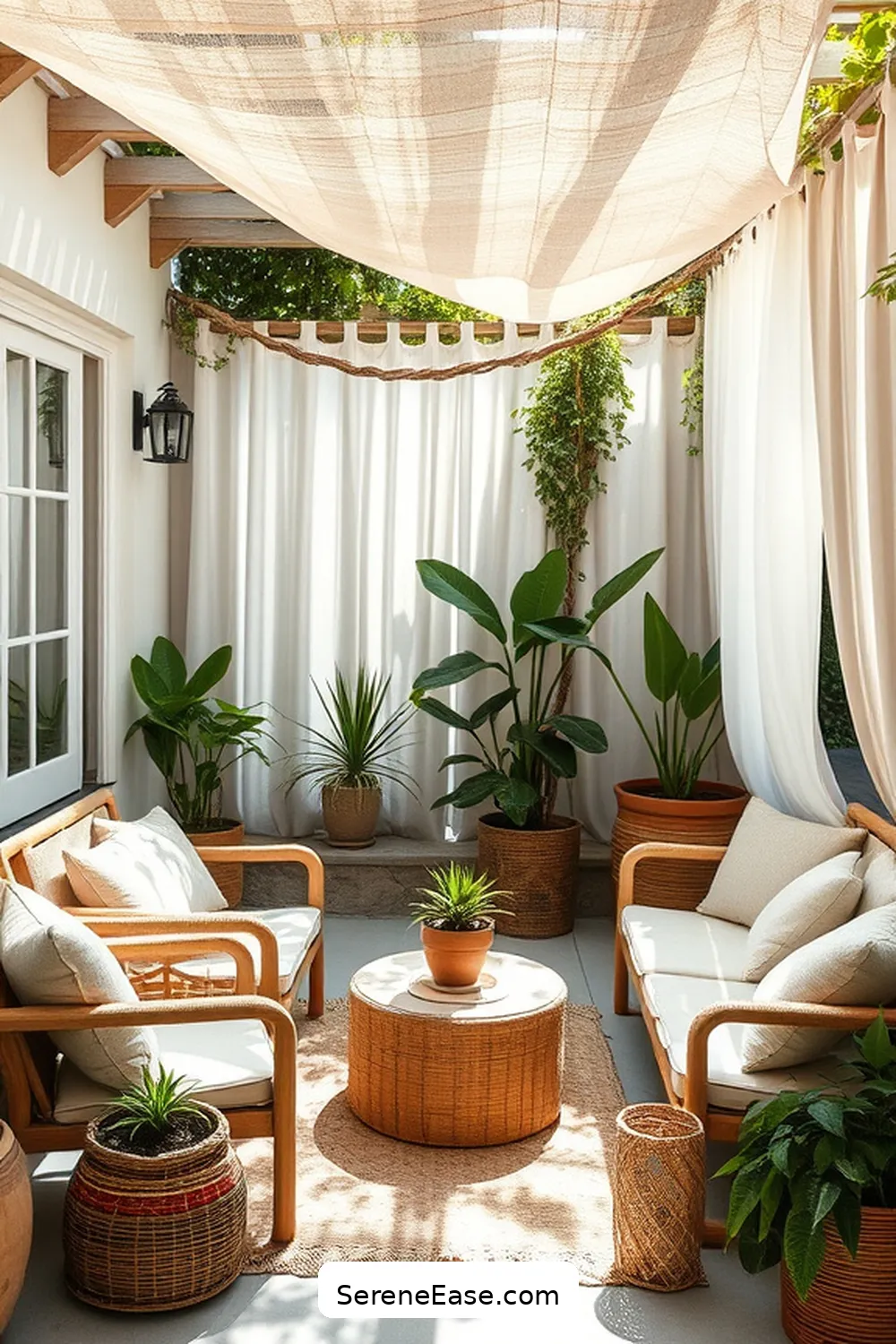 Understanding Bohemian Design Principles for How to Create a Bohemian Outdoor Patio With Neutral Tones