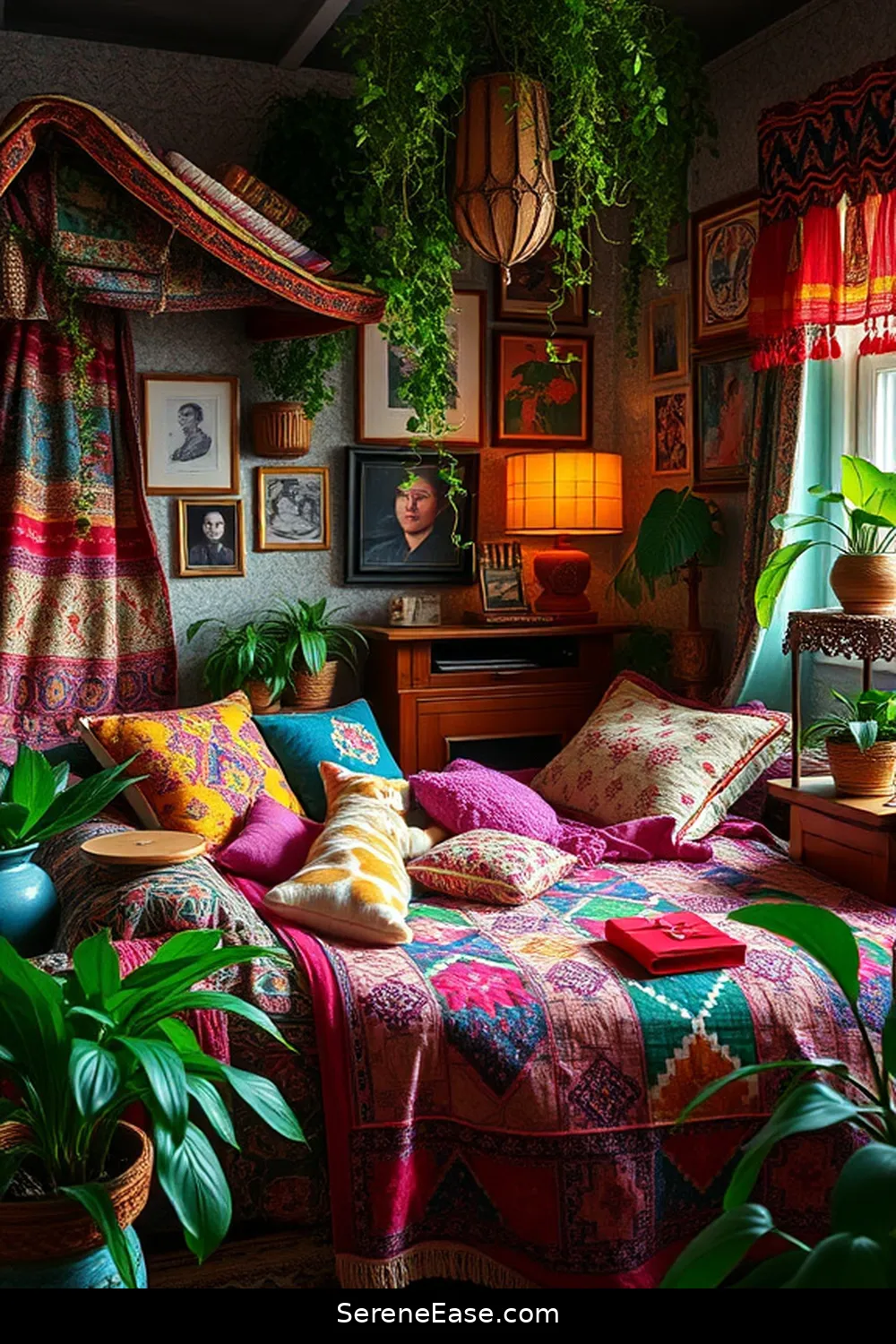 How to Create a Bold Bright Bohemian Bedroom Style 15 Balancing Chaos With Calm for How to Create a Bold Bright Bohemian Bedroom Style