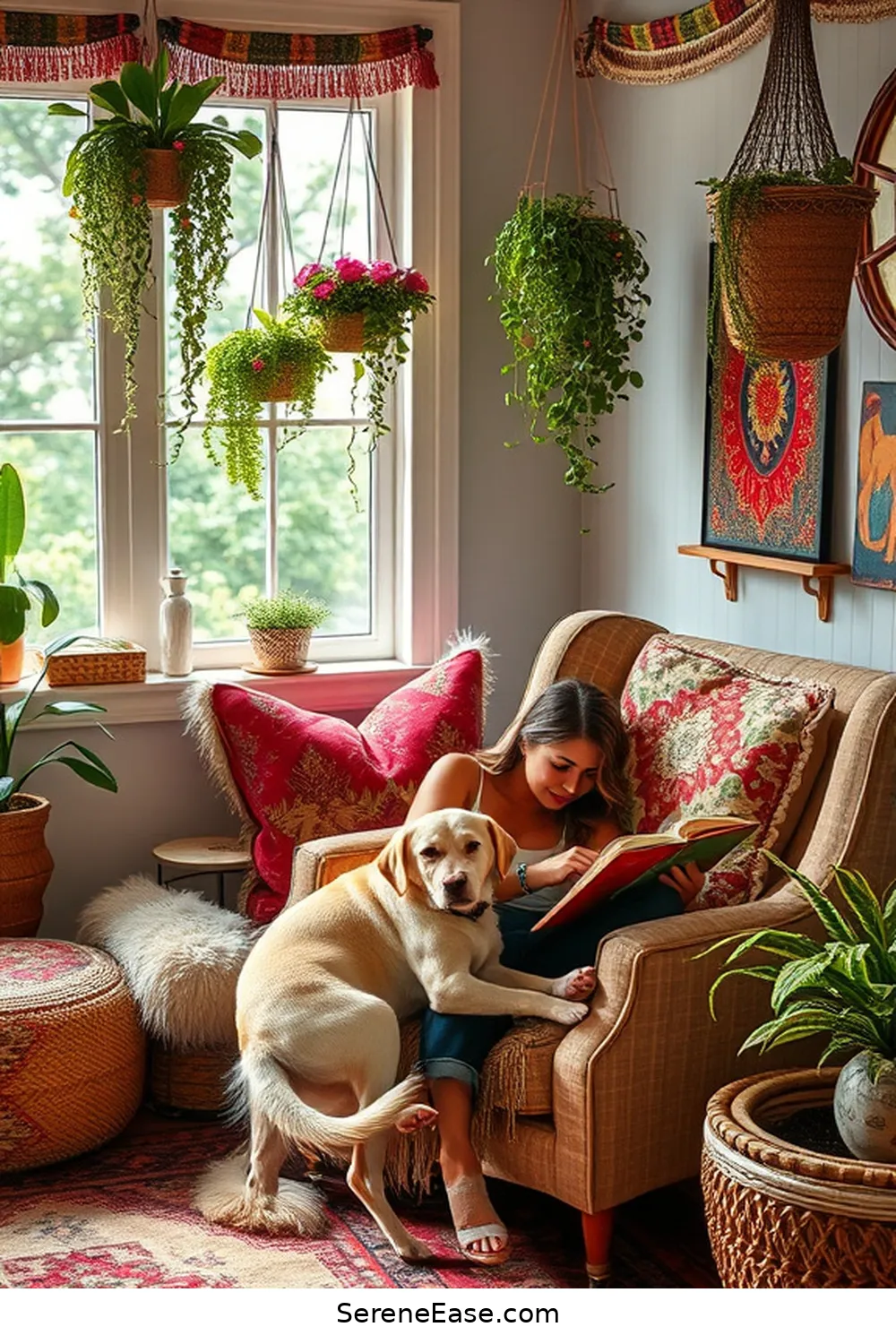 How to Create a Bold Bright Bohemian Bedroom Style 9 Creating a Cozy Reading Nook for How to Create a Bold Bright Bohemian Bedroom Style