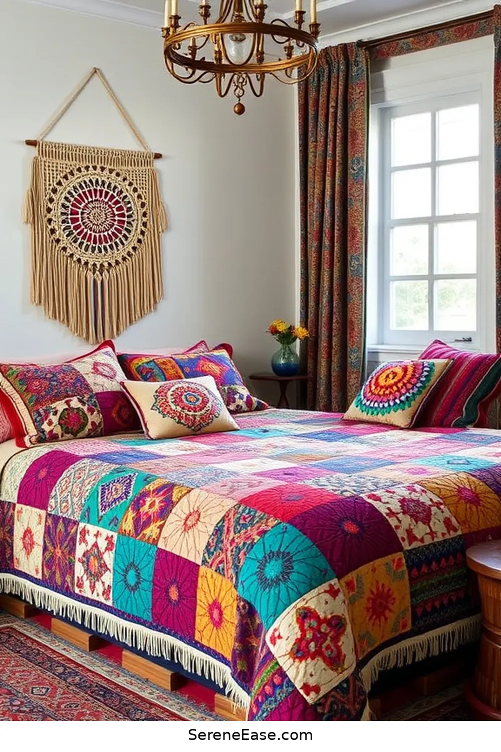 How to Create a Bold Bright Bohemian Bedroom Style 2 Embrace Colorful Textiles for How to Create a Bold Bright Bohemian Bedroom Style