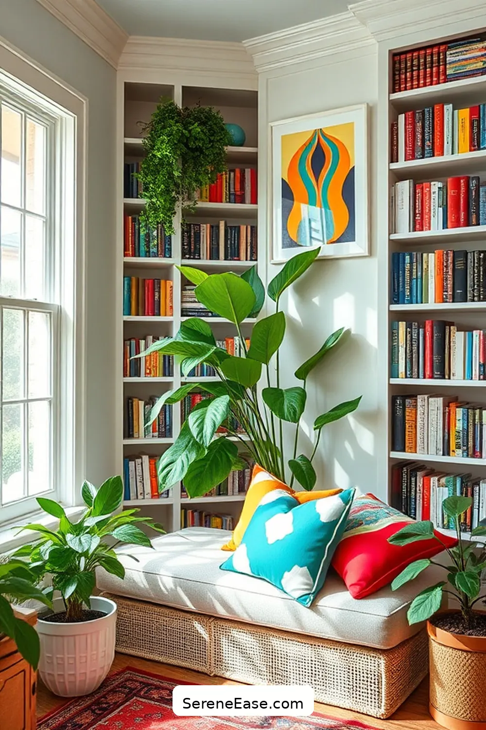 How to Create a Bold and Bright Library in Modern Farmhouse Style 3 Incorporating Bold Accents for How to Create a Bold and Bright Library in Modern Farmhouse Style