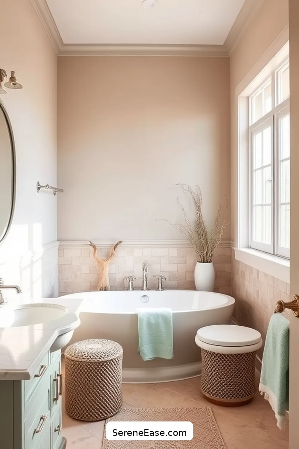 How to Create a Coastal Style Bathroom With Earth Tones 2 Choosing the Right Color Palette for How to Create a Coastal Style Bathroom With Earth Tones