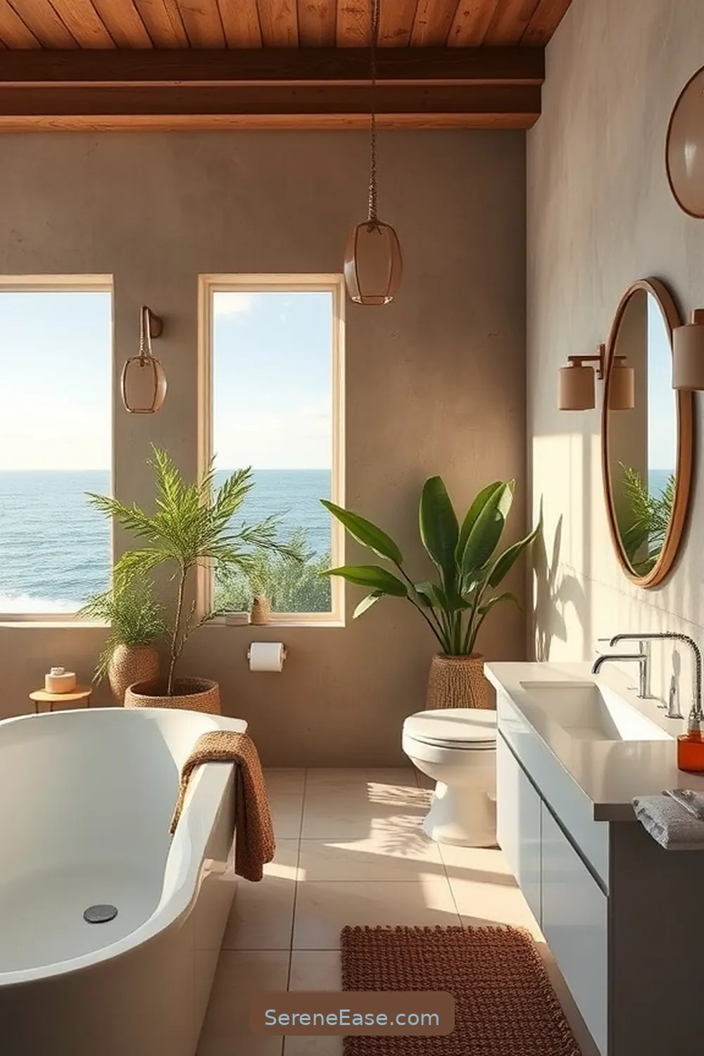 How to Create a Coastal Style Bathroom With Earth Tones 8 Creating a Relaxing Atmosphere for How to Create a Coastal Style Bathroom With Earth Tones