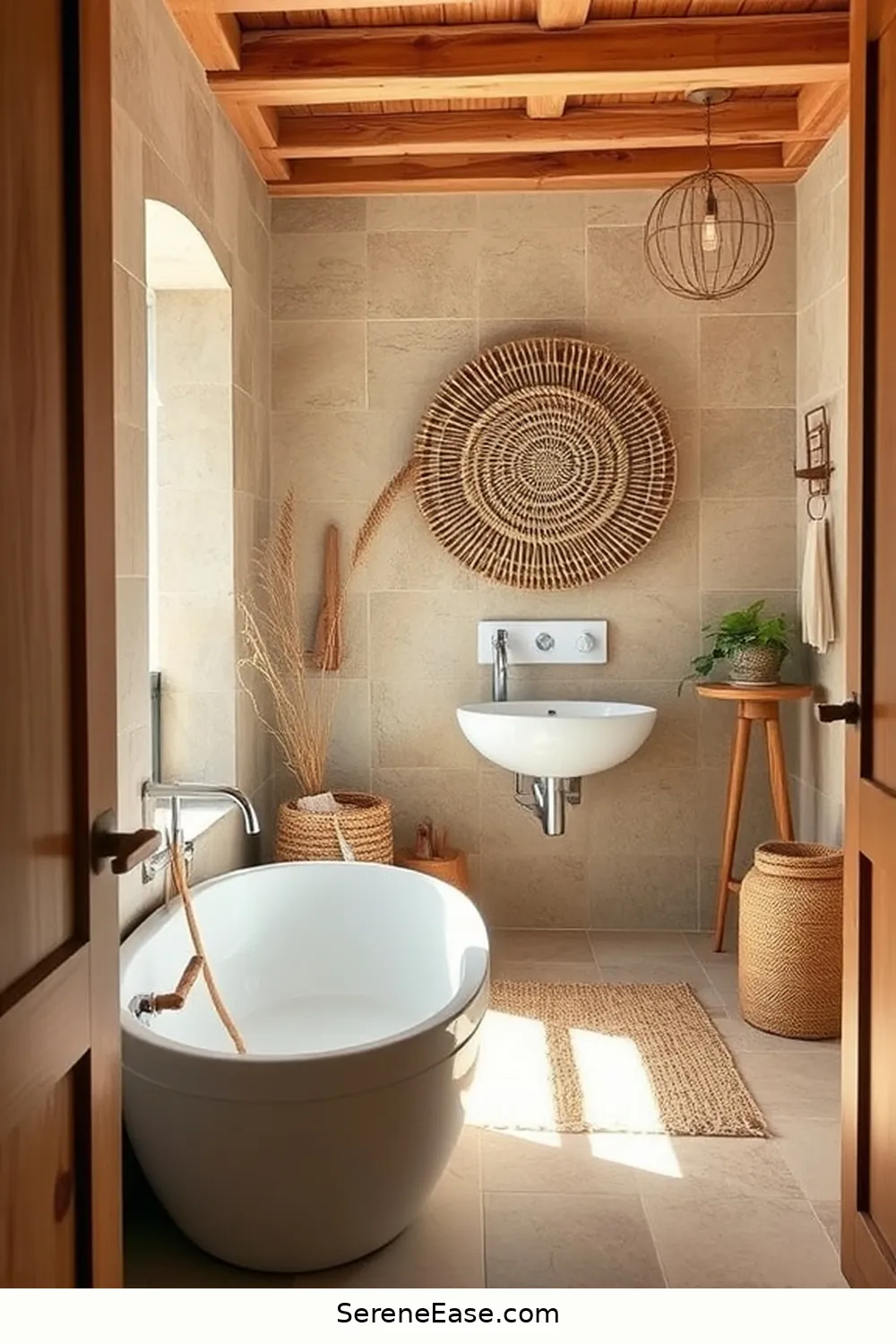 How to Create a Coastal Style Bathroom With Earth Tones 3 Incorporating Natural Materials for How to Create a Coastal Style Bathroom With Earth Tones