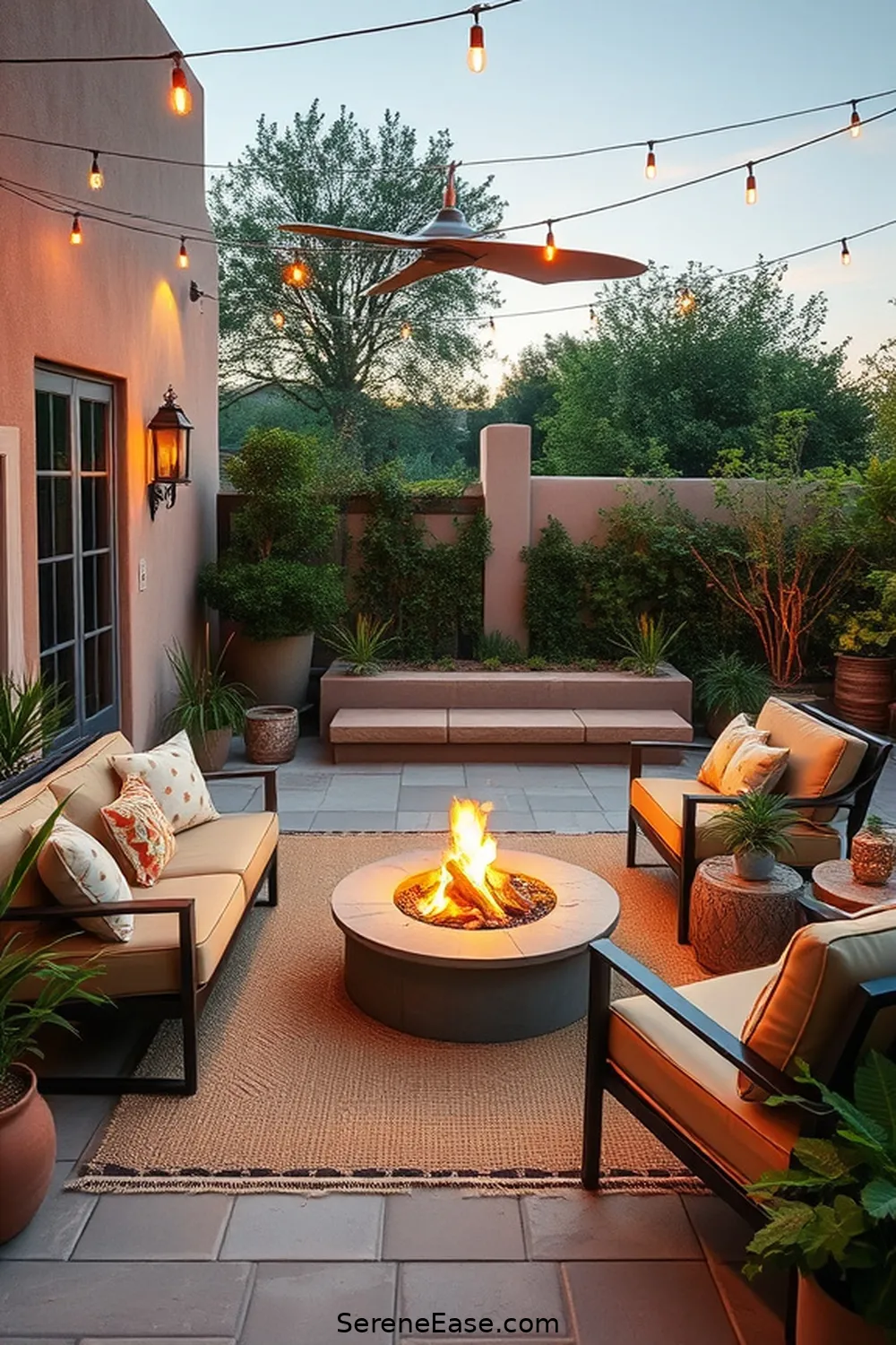 How to Create a Minimalist Outdoor Patio in Earth Tones 7 Creating Defined Zones for How to Create a Minimalist Outdoor Patio in Earth Tones