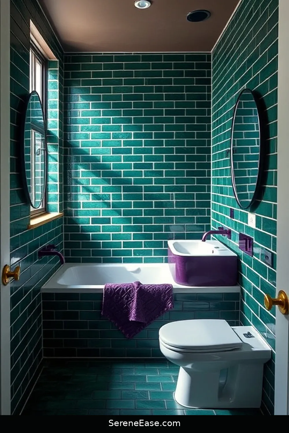 How to Incorporate Jewel Tones in Your Industrial Style Bathroom 2 Choosing the Right Jewel Tones for How to Incorporate Jewel Tones in Your Industrial Style Bathroom