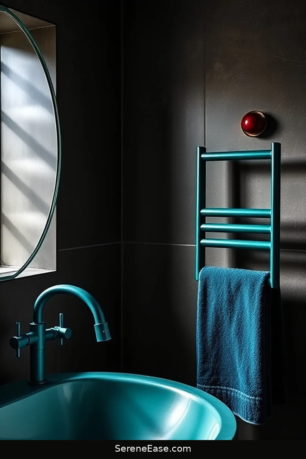How to Incorporate Jewel Tones in Your Industrial Style Bathroom 4 Jewel-Toned Fixtures and Fittings for How to Incorporate Jewel Tones in Your Industrial Style Bathroom