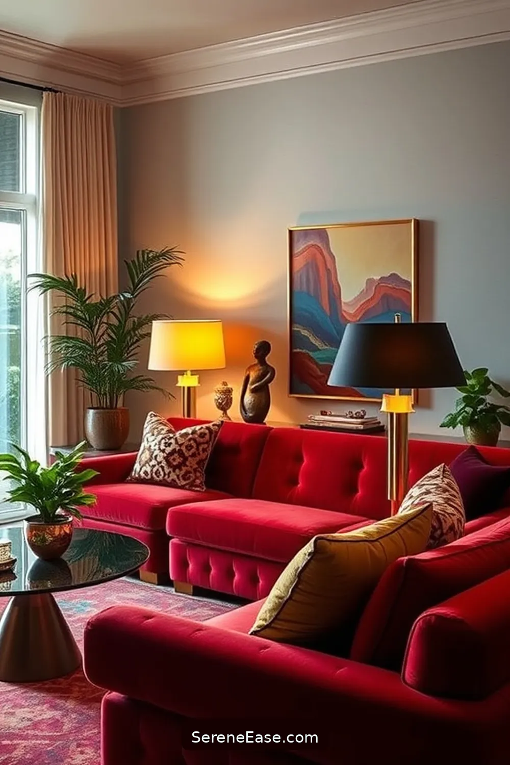 How to Incorporate Jewel Tones in Your Mid Century Modern Living Room Style 12 Lighting and Jewel Tones for How to Incorporate Jewel Tones in Your Mid Century Modern Living Room Style