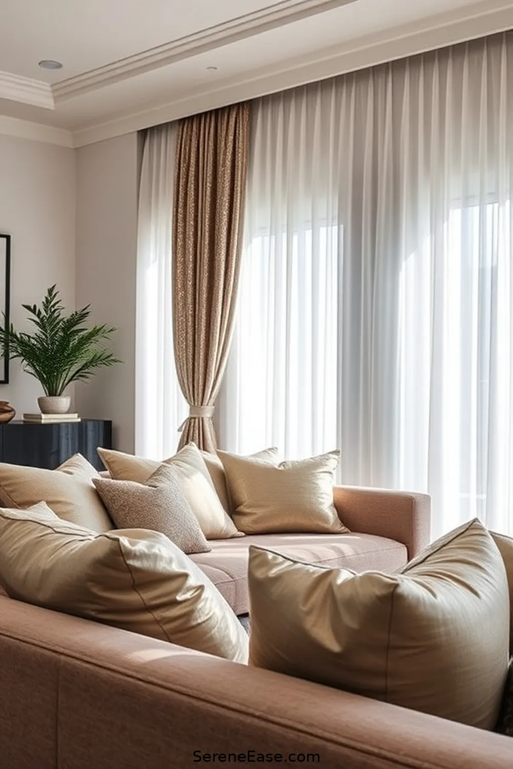 How to Incorporate Metallic Accents in a Minimalist Living Room Style 7 Incorporating Metallic Textiles for How to Incorporate Metallic Accents in a Minimalist Living Room Style