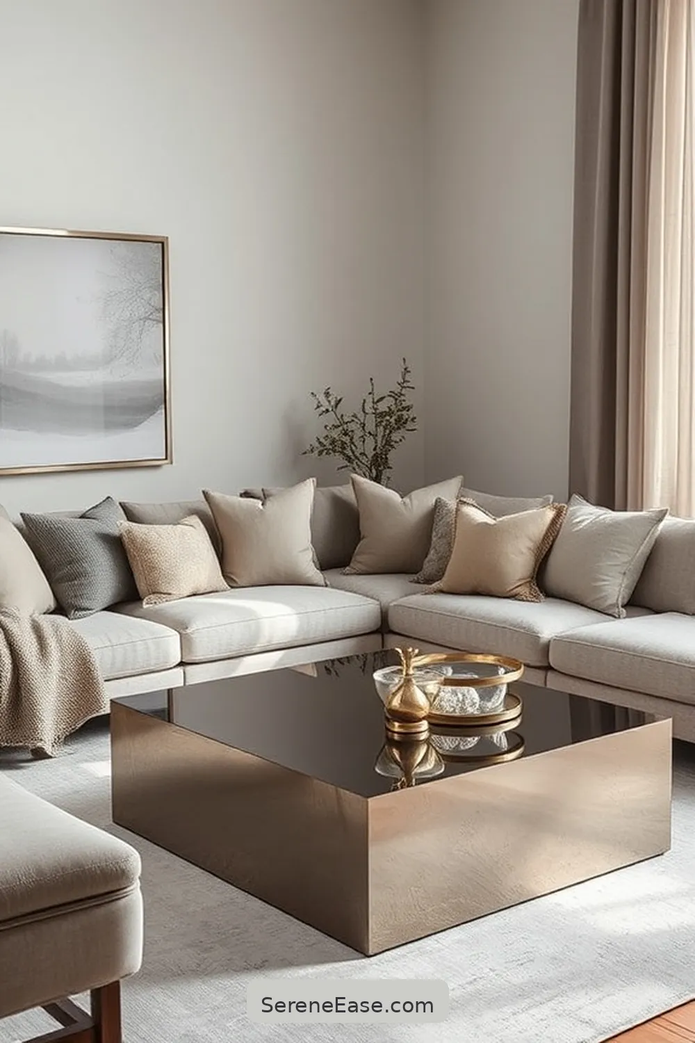 How to Incorporate Metallic Accents in a Minimalist Living Room Style 10 Layering Textures for Depth for How to Incorporate Metallic Accents in a Minimalist Living Room Style