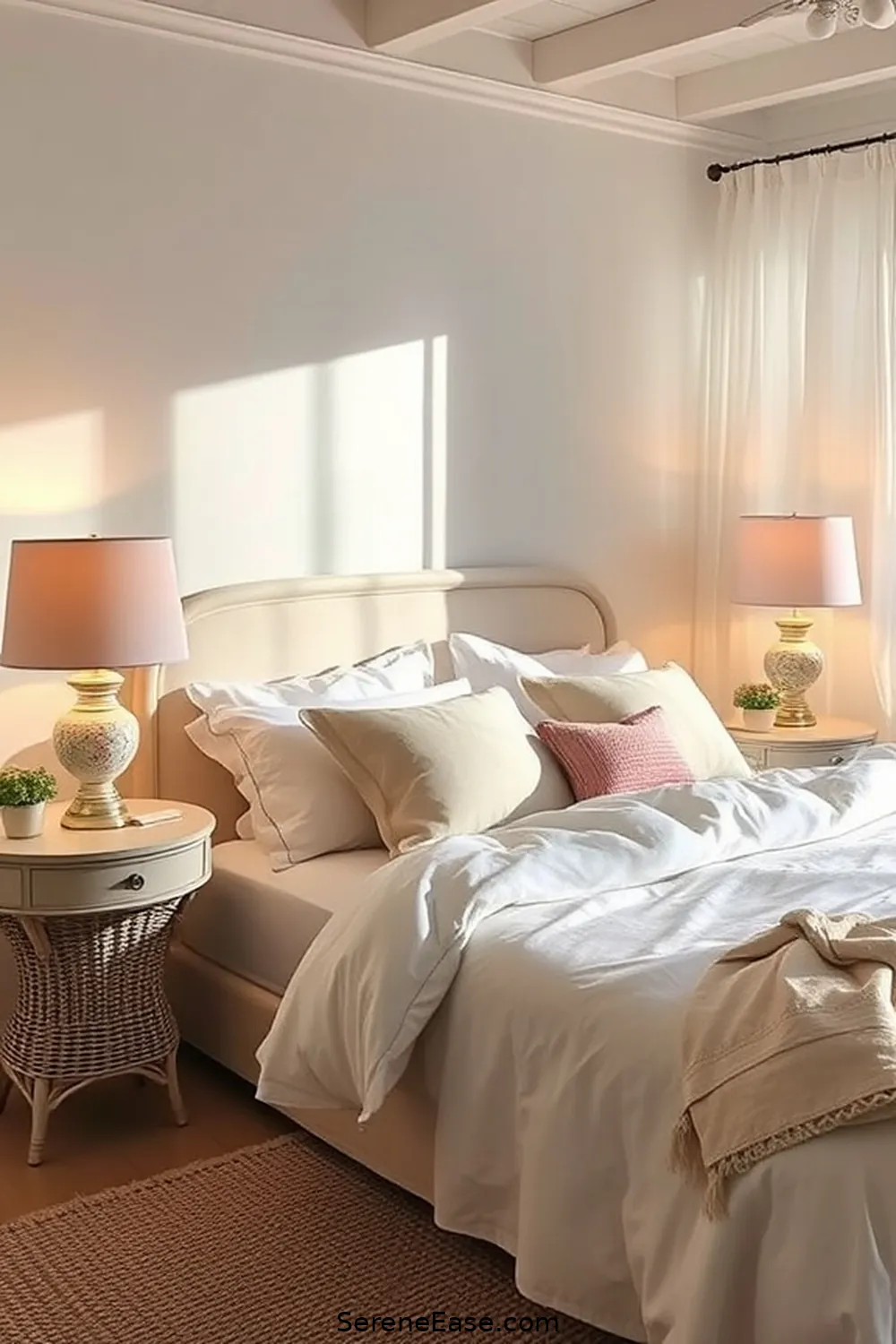 How to Incorporate Pastels Into Coastal Style Bedroom 10 Lighting: Soft Glow With Pastel Lamps for How to Incorporate Pastels Into Coastal Style Bedroom