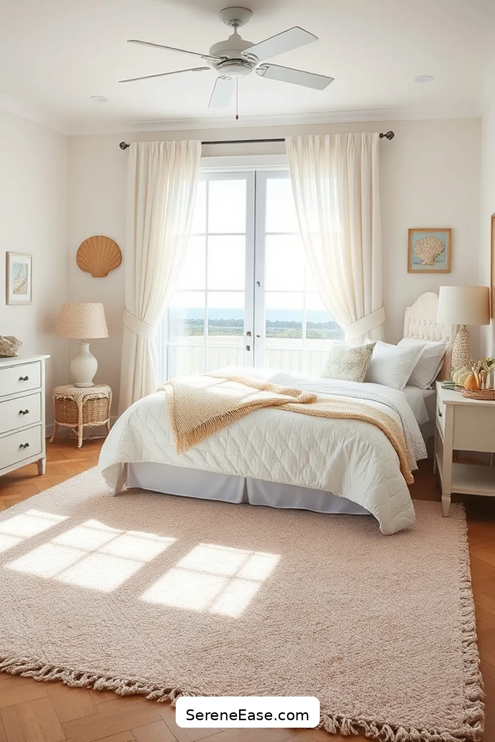 How to Incorporate Pastels Into Coastal Style Bedroom 8 Pastel Rugs to Anchor the Space for How to Incorporate Pastels Into Coastal Style Bedroom