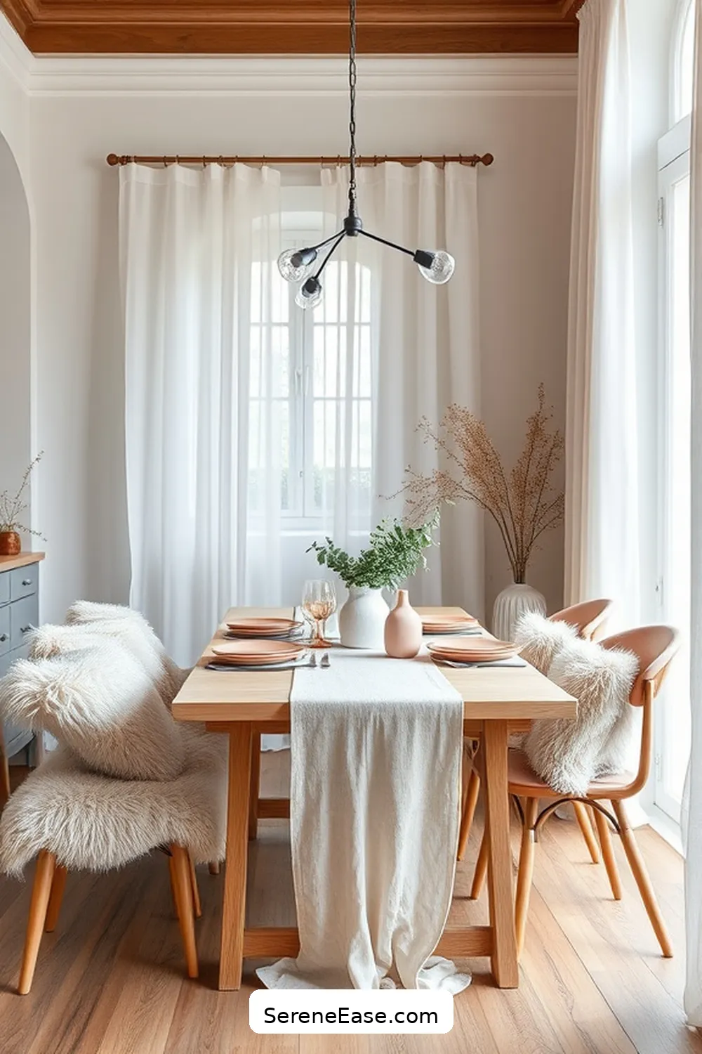 How to Incorporate Pastels in Your Scandinavian Style Dining Room 4 Use Soft Textiles and Fabrics for How to Incorporate Pastels in Your Scandinavian Style Dining Room