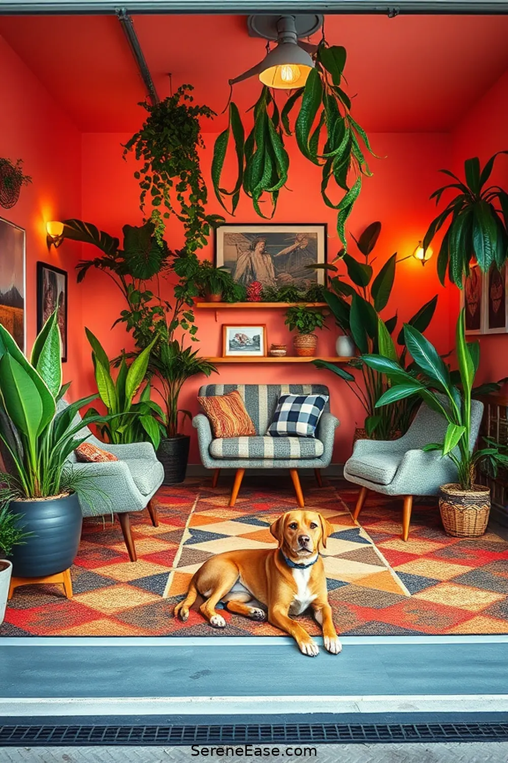How to Infuse Bold and Bright Mid-Century Modern Style Into a Garage Space 13 Maintaining the Mid-Century Modern Aesthetic for How to Infuse Bold and Bright Mid-Century Modern Style Into a Garage Space