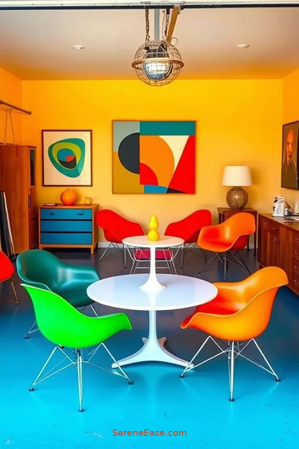 How to Infuse Bold and Bright Mid-Century Modern Style Into a Garage Space 5 Selecting Mid-Century Modern Furniture for How to Infuse Bold and Bright Mid-Century Modern Style Into a Garage Space