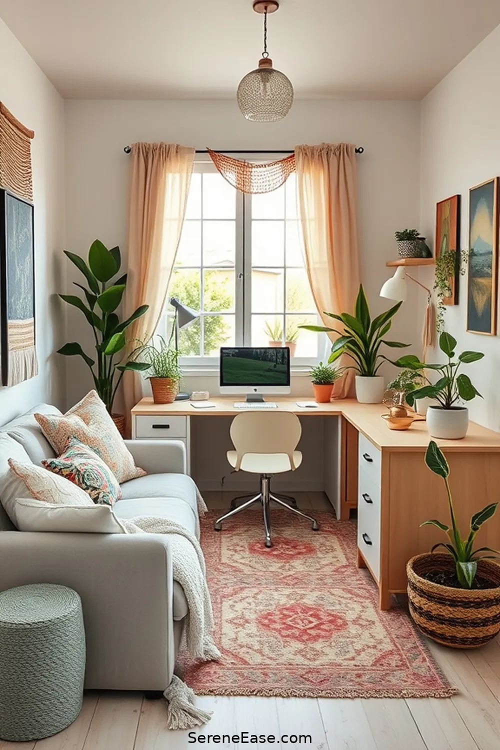 How to Infuse Pastels Into Bohemian Home Office Decor 8 Creating a Cozy and Functional Layout for How to Infuse Pastels Into Bohemian Home Office Decor