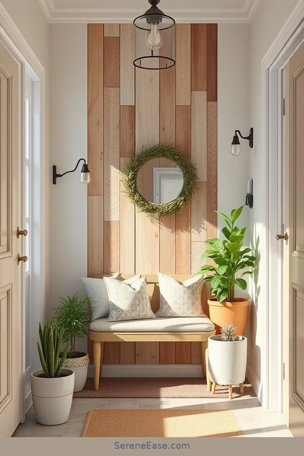 How to Style Your Entryway With Pastels and Modern Farmhouse Style? 3 Incorporating Reclaimed Wood Elements for How to Style Your Entryway With Pastels and Modern Farmhouse Style?