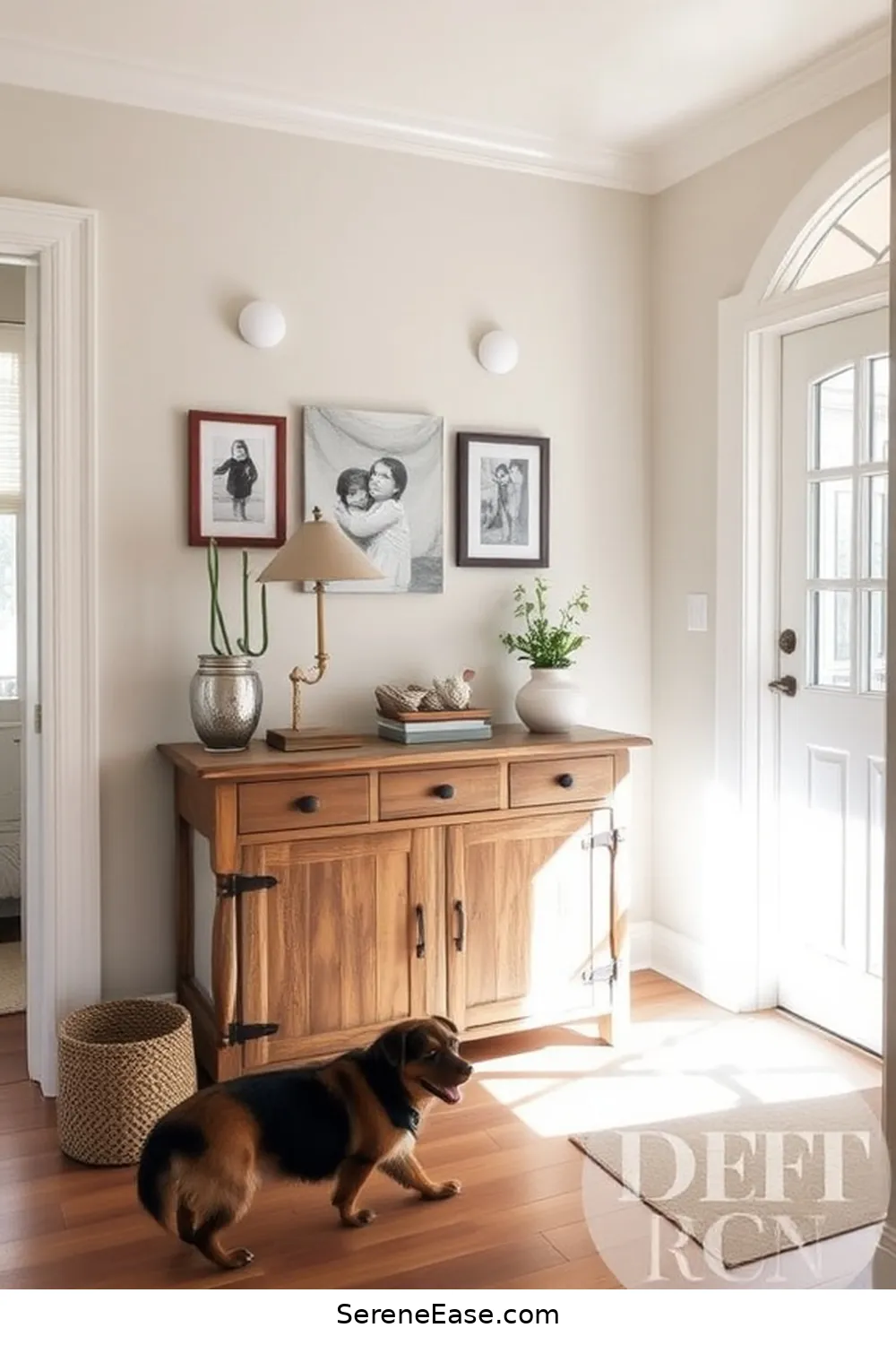 How to Style Your Entryway With Pastels and Modern Farmhouse Style? 12 Personalizing With Family Photos for How to Style Your Entryway With Pastels and Modern Farmhouse Style?