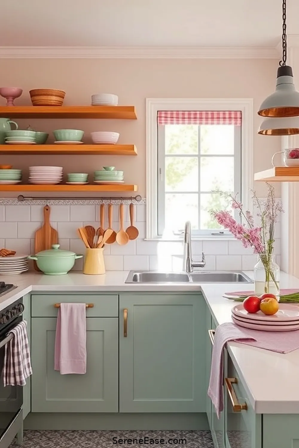 How to Style Your Kitchen in Pastels With Mid-Century Modern Design 8 Accessorizing With Pastel Accents for How to Style Your Kitchen in Pastels With Mid-Century Modern Design