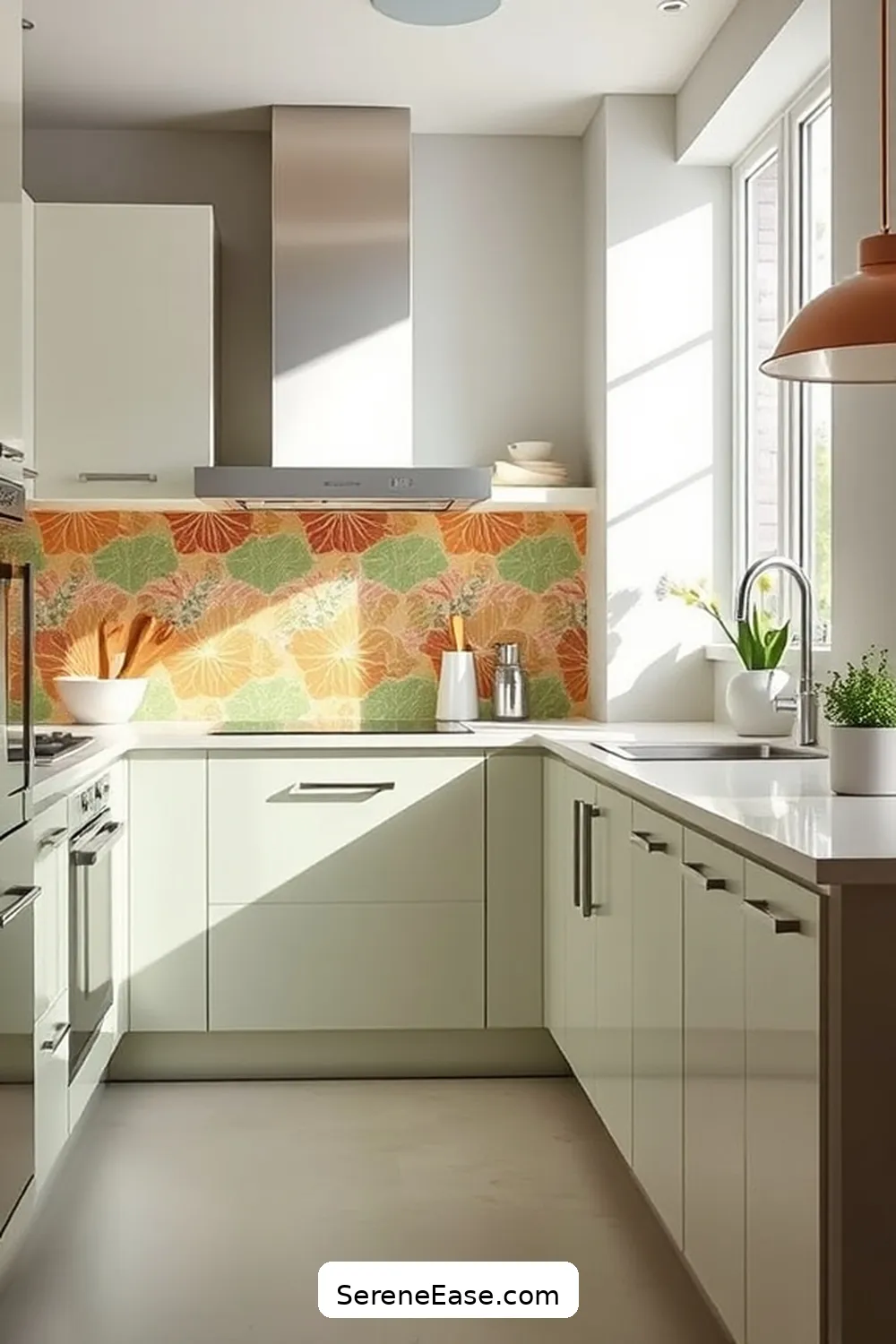 How to Style Your Kitchen in Pastels With Mid-Century Modern Design 6 Adding Colorful Backsplashes for How to Style Your Kitchen in Pastels With Mid-Century Modern Design