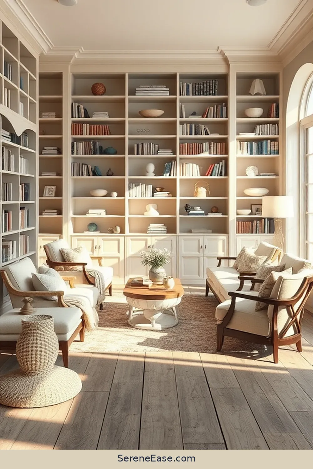 Incorporate Neutral Tones in Your Coastal Style Library 4 Choosing the Right Shades for Your Library for Incorporate Neutral Tones in Your Coastal Style Library