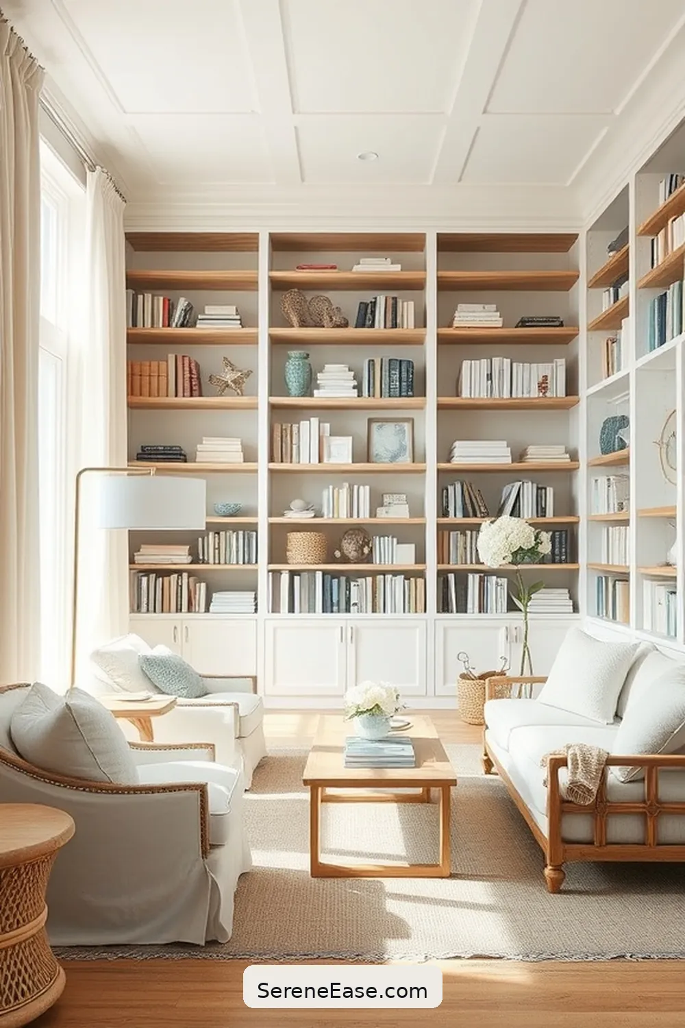 Incorporate Neutral Tones in Your Coastal Style Library 2 Understanding Coastal Style and Its Elements for Incorporate Neutral Tones in Your Coastal Style Library