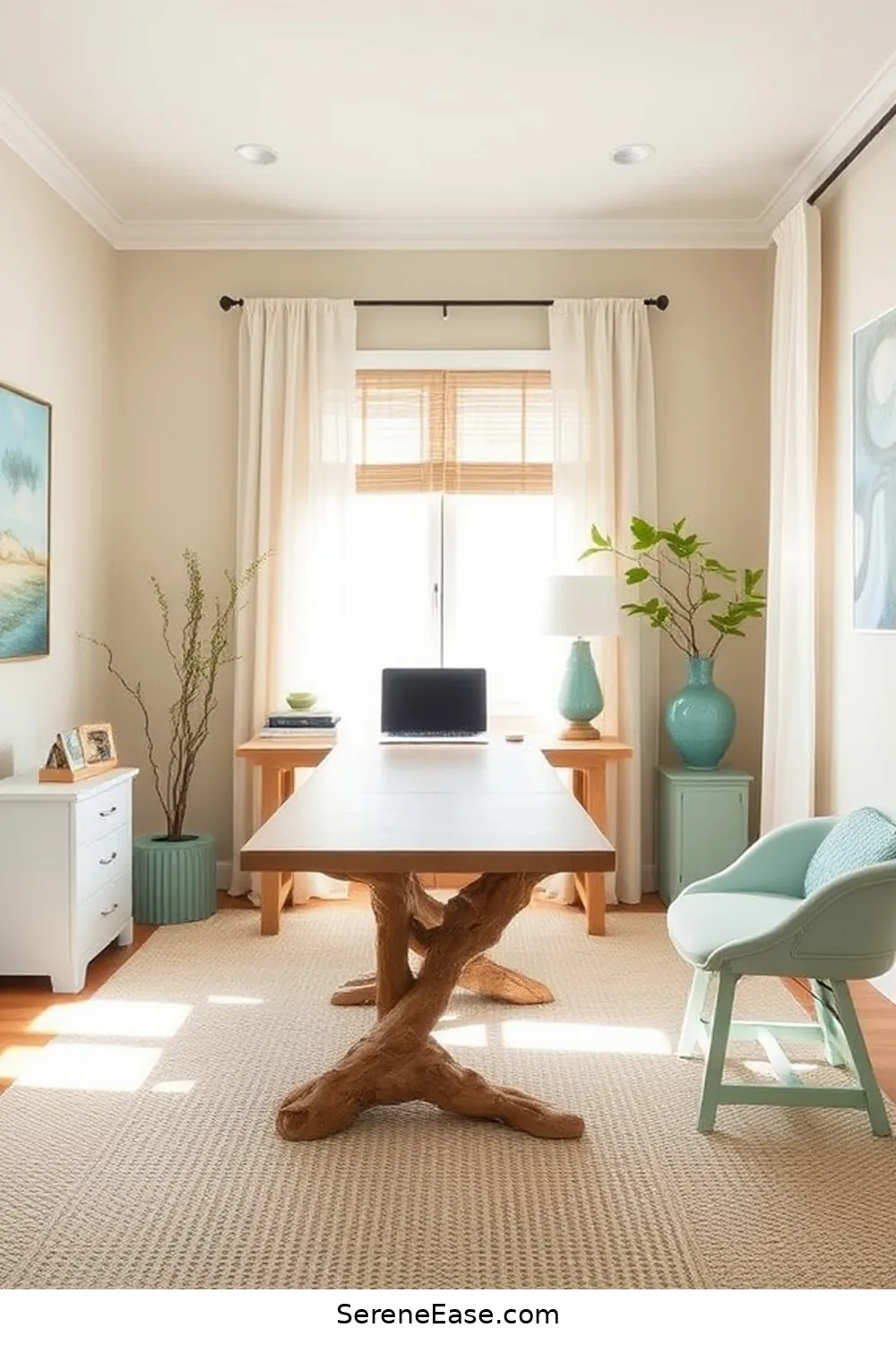 Incorporate Neutral Tones in a Coastal Home Office 2 Choosing the Right Color Palette for Incorporate Neutral Tones in a Coastal Home Office