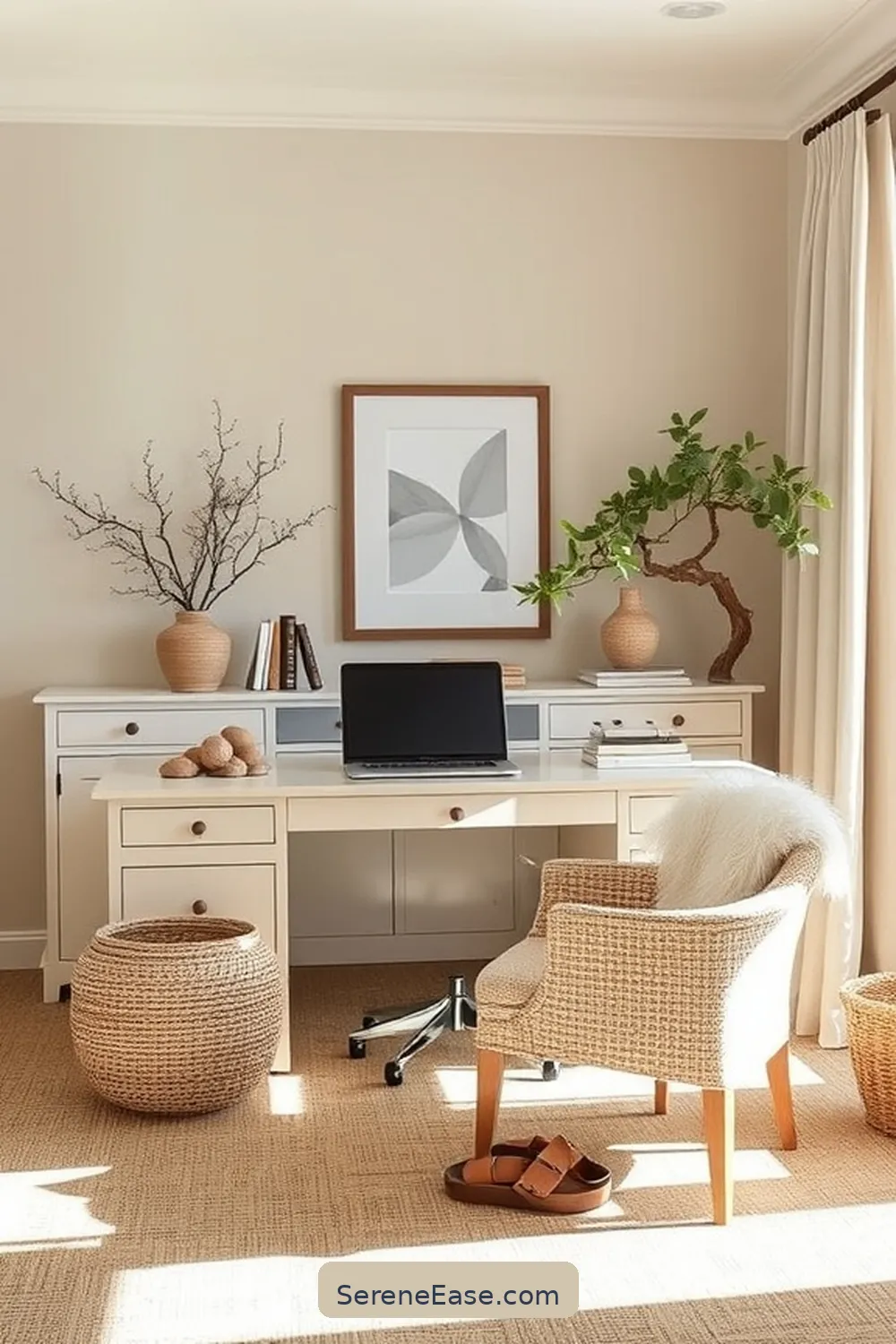Incorporate Neutral Tones in a Coastal Home Office 9 Personalizing Your Office Space for Incorporate Neutral Tones in a Coastal Home Office