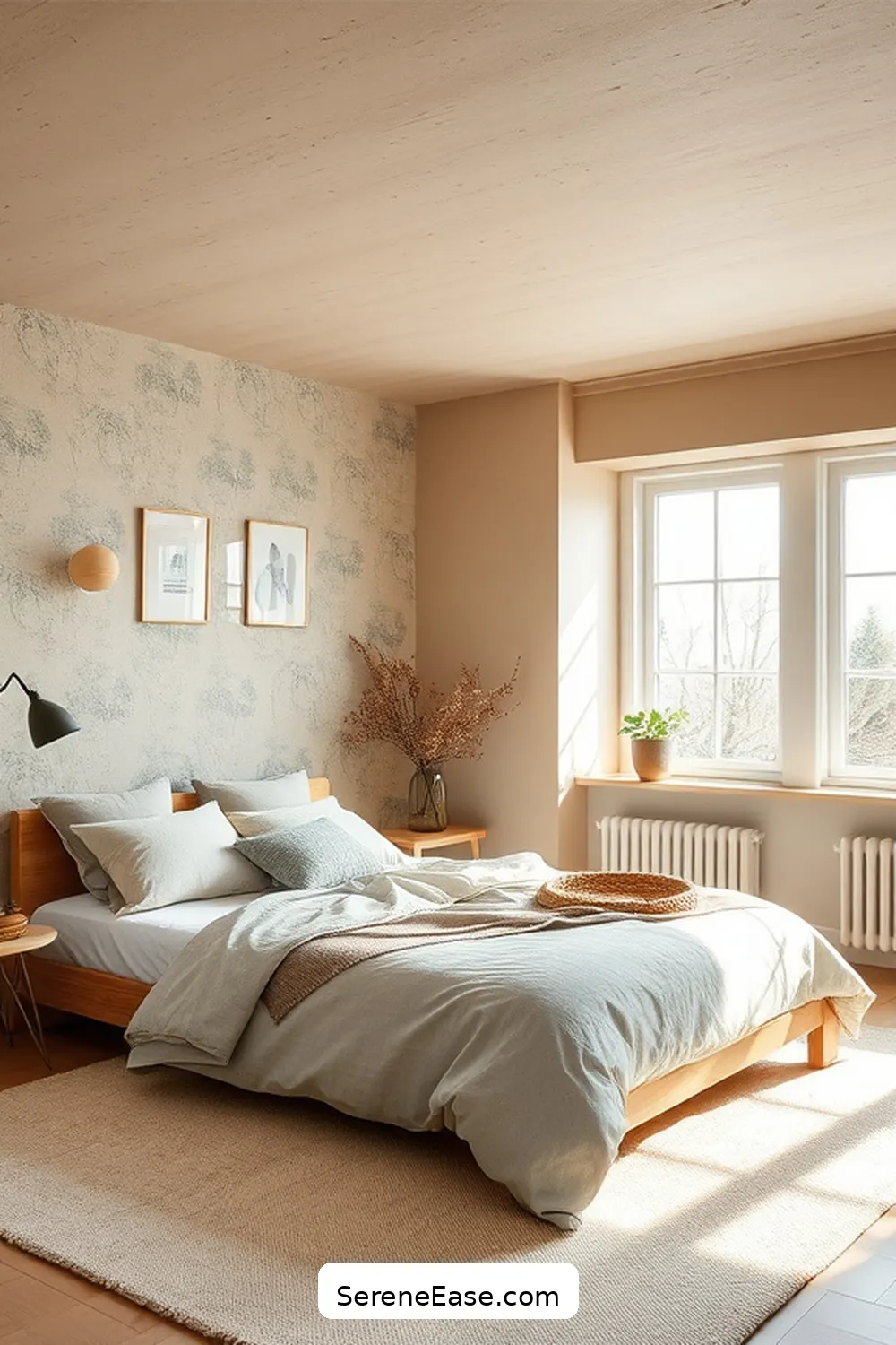 Incorporating Earth Tones in Scandinavian-Style Bedrooms 7 Wall Treatments: Paint and Wallpaper Ideas for Incorporating Earth Tones in Scandinavian-Style Bedrooms