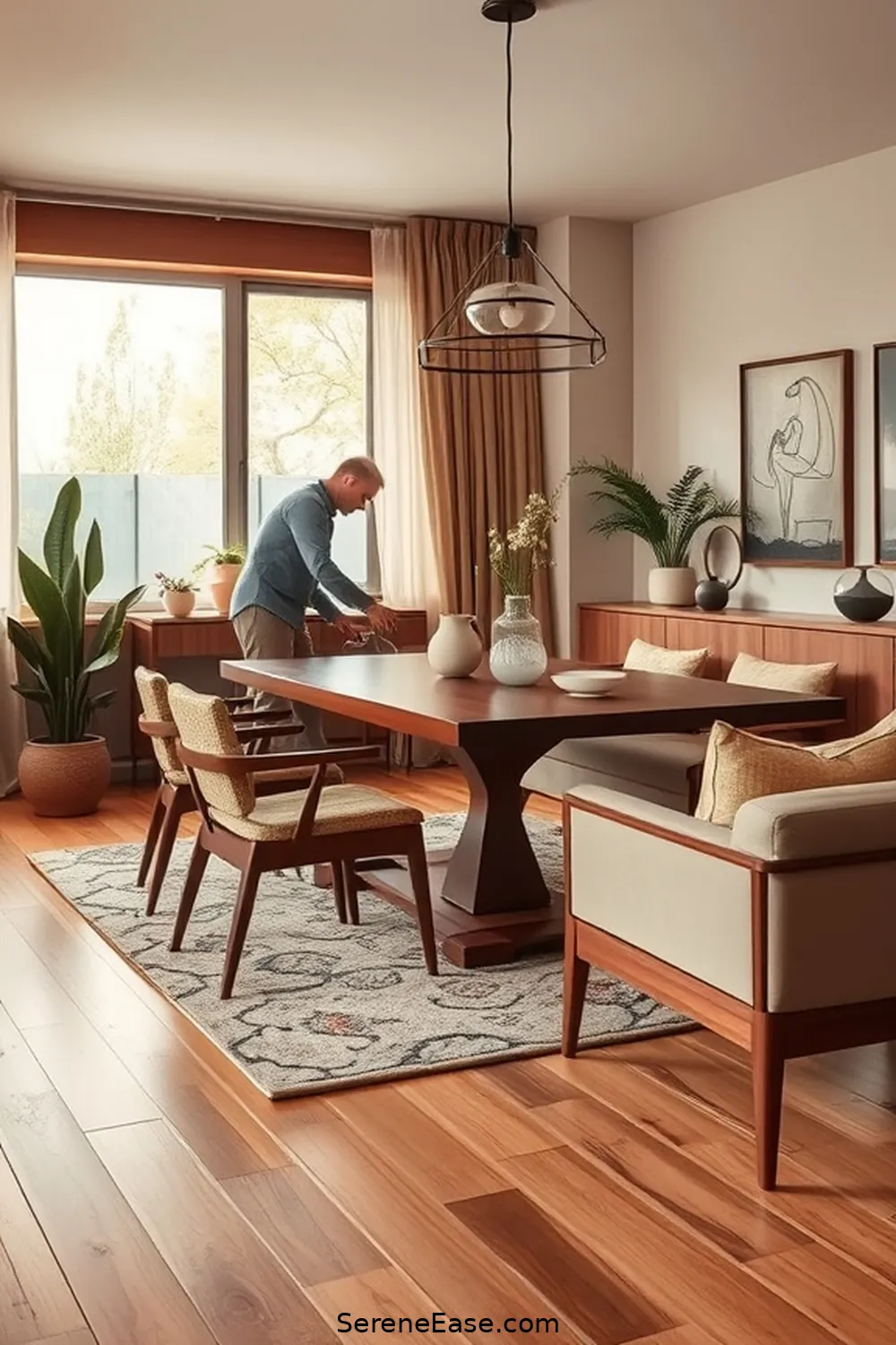 Incorporating Earth Tones in Your Mid-Century Modern Dining Room Style 5 Balancing Earth Tones With Mid-Century Furniture for Incorporating Earth Tones in Your Mid-Century Modern Dining Room Style