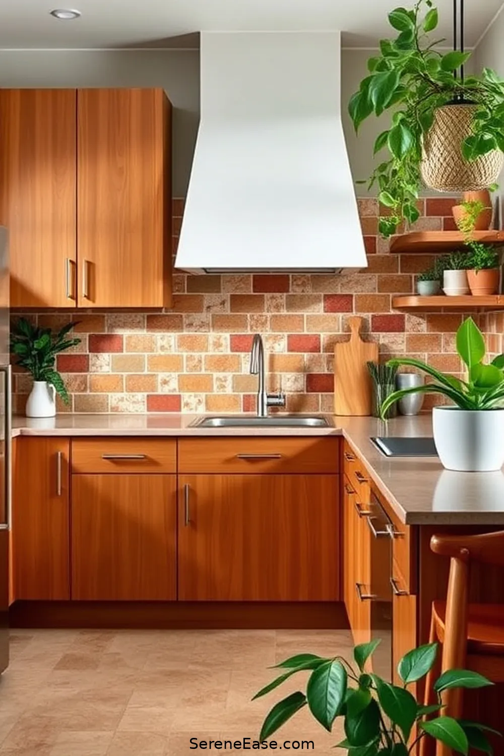 Incorporating Earth Tones in Your Mid-Century Modern Kitchen 7 Selecting Backsplash Materials in Natural Shades for Incorporating Earth Tones in Your Mid-Century Modern Kitchen